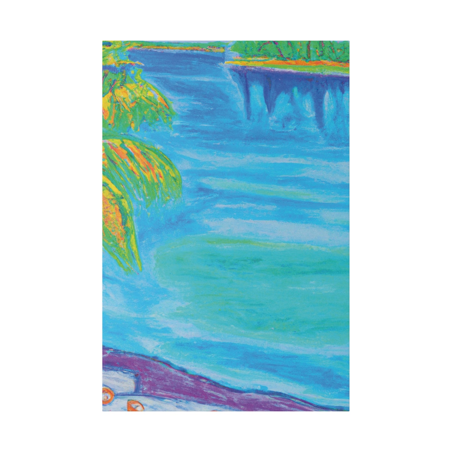 3842G - Bahamas Ocean Painting Print | Bahamas | Ocean | Beach | Poster | Home Decor | Wall Art | Canvas