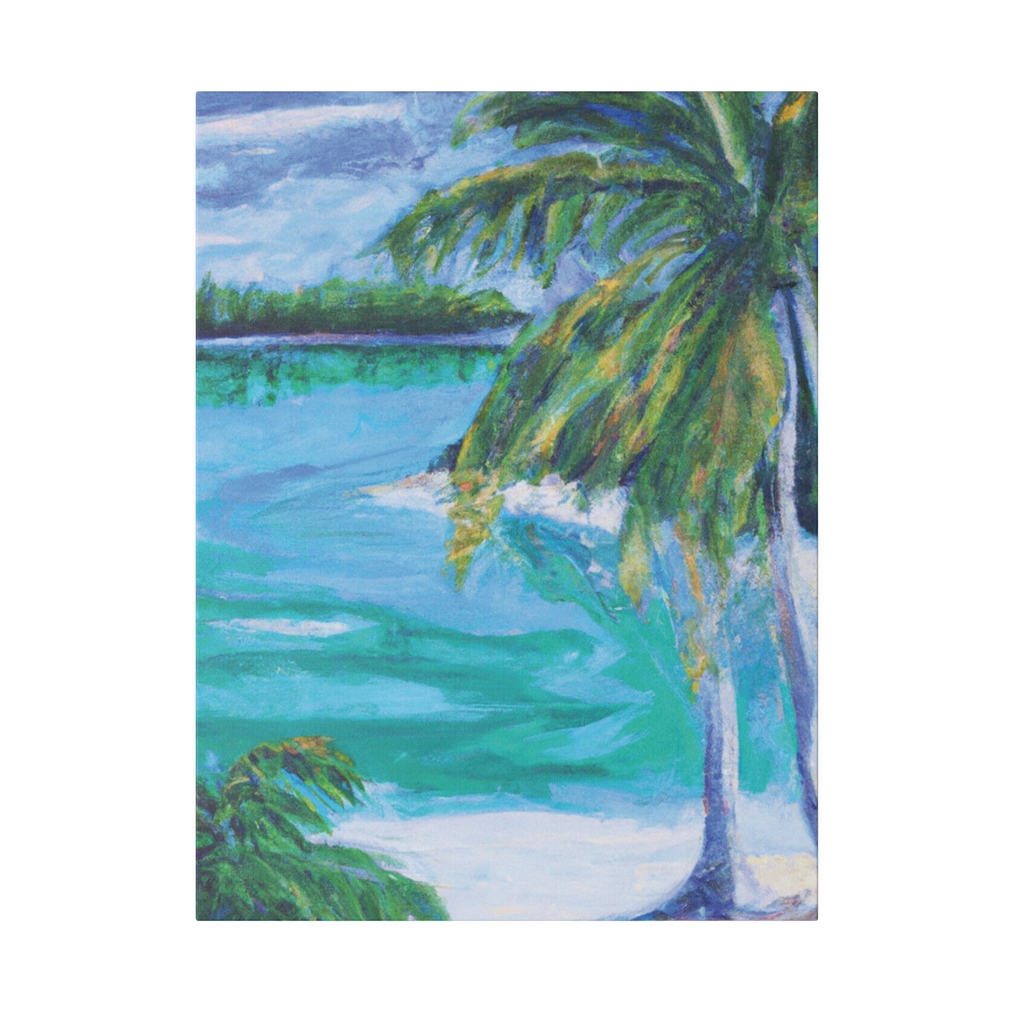 8721Q - Bahamas Ocean Painting Print | Bahamas | Ocean | Beach | Poster | Home Decor | Wall Art | Canvas