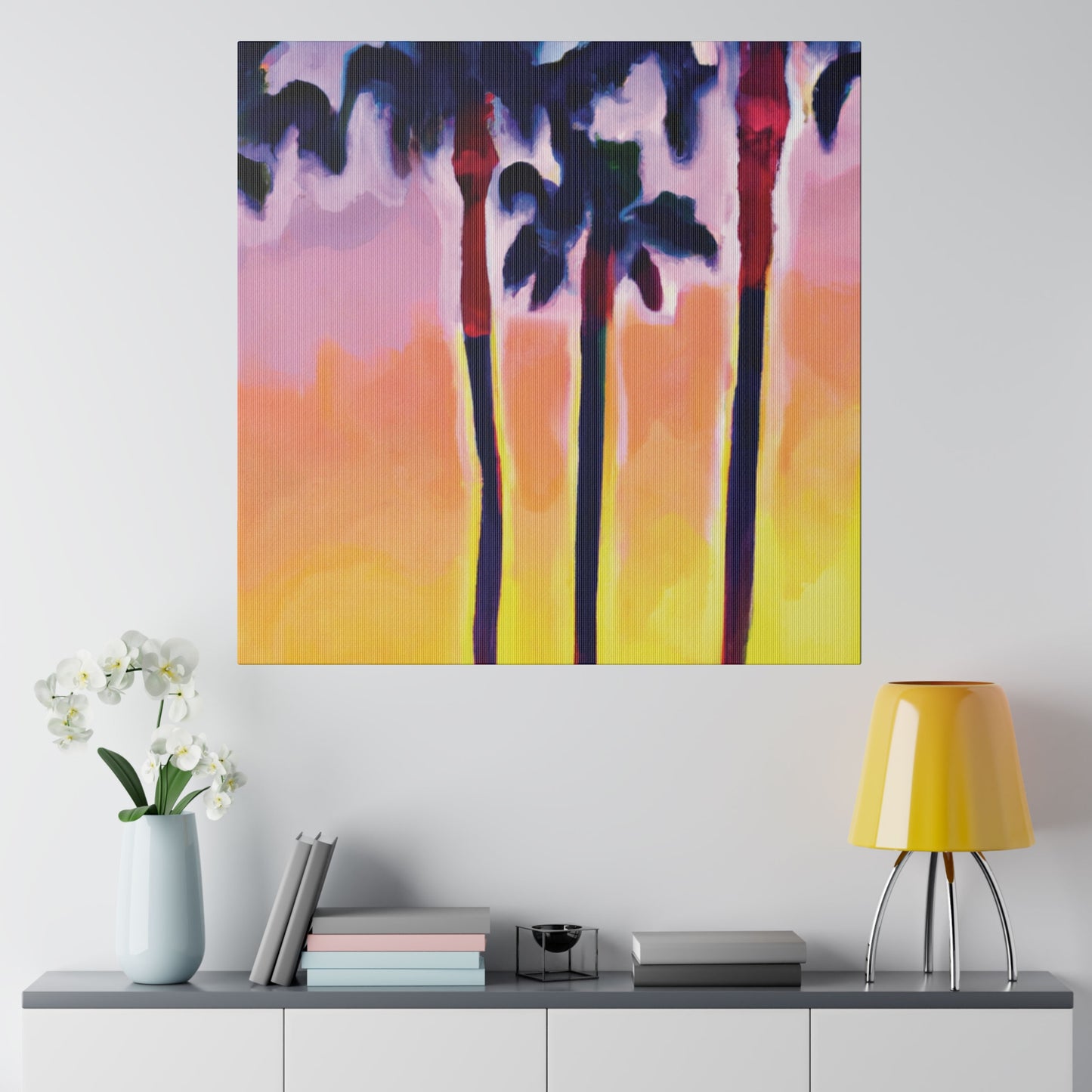 7116C - Miami Beach Sunset Painting Print | Miami | Beach | Sunset | Poster | Home Decor | Wall Art | Canvas