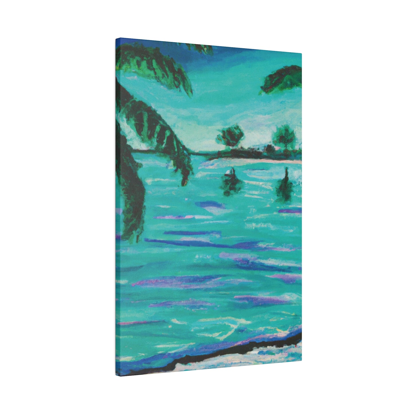 4157C - Bahamas Ocean Painting Print | Bahamas | Ocean | Beach | Poster | Home Decor | Wall Art | Canvas