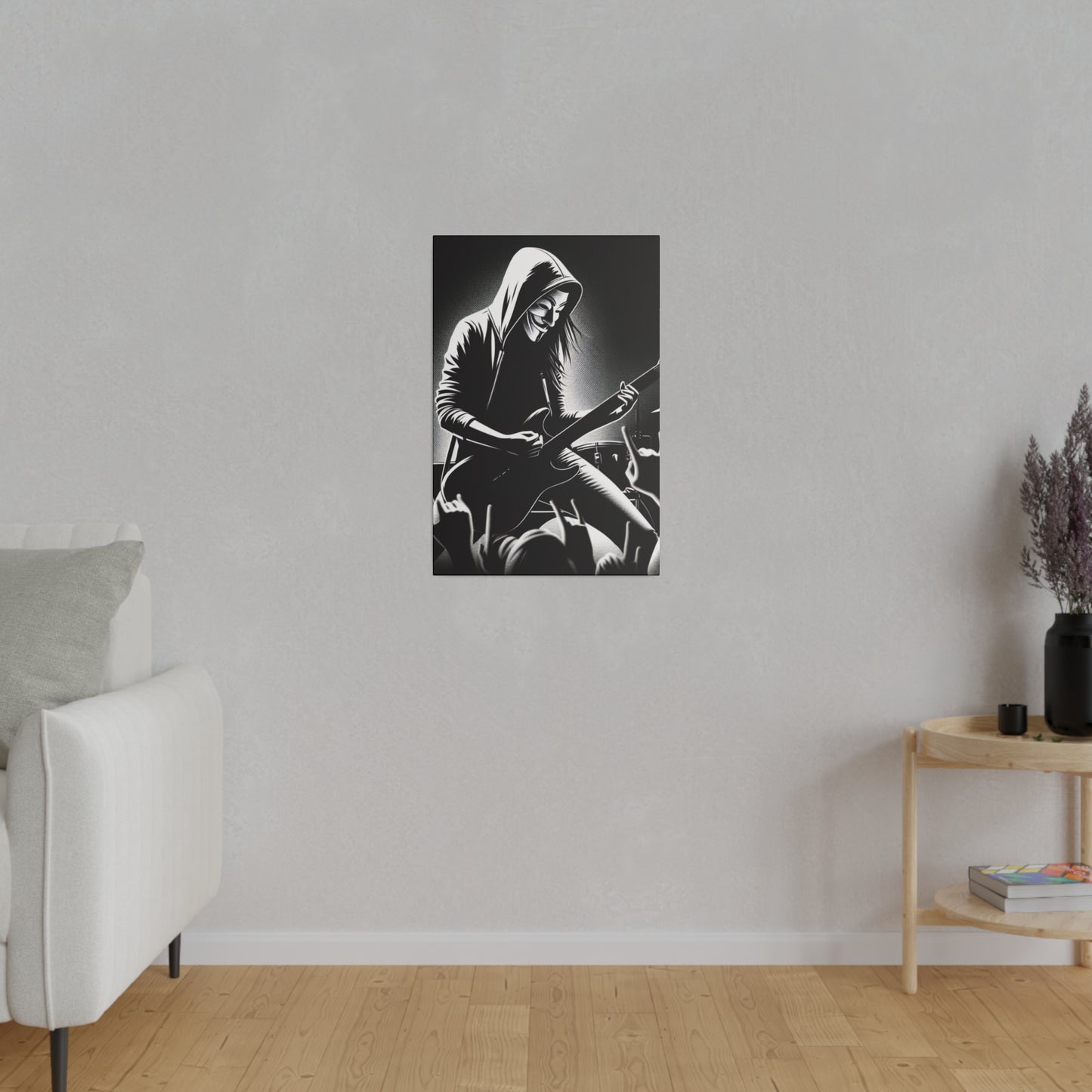 3569Z - music art work, rockstar gifts, musician gift ideas, guitar art work, guitar artwork, guitar wall art canvas, playing guitar, decor