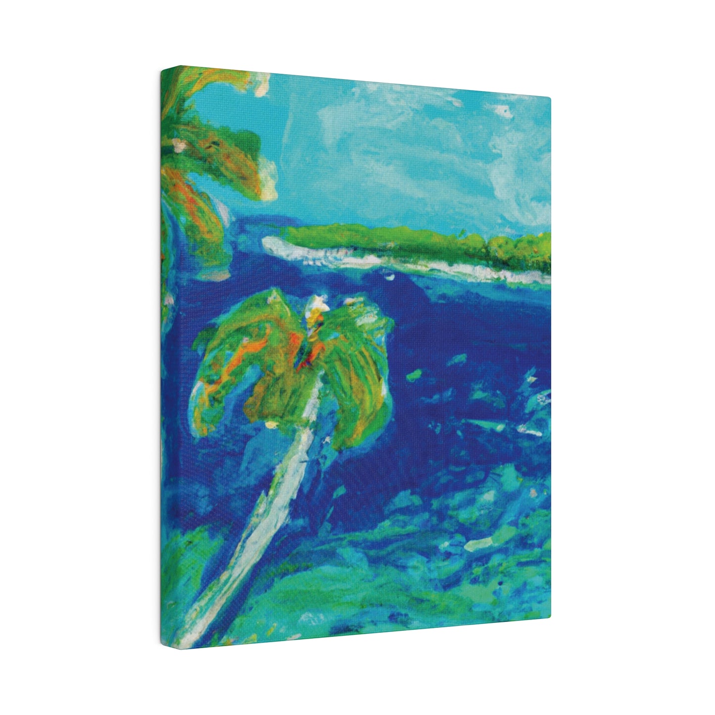 4657V - Bahamas Ocean Painting Print | Bahamas | Ocean | Beach | Poster | Home Decor | Wall Art | Canvas