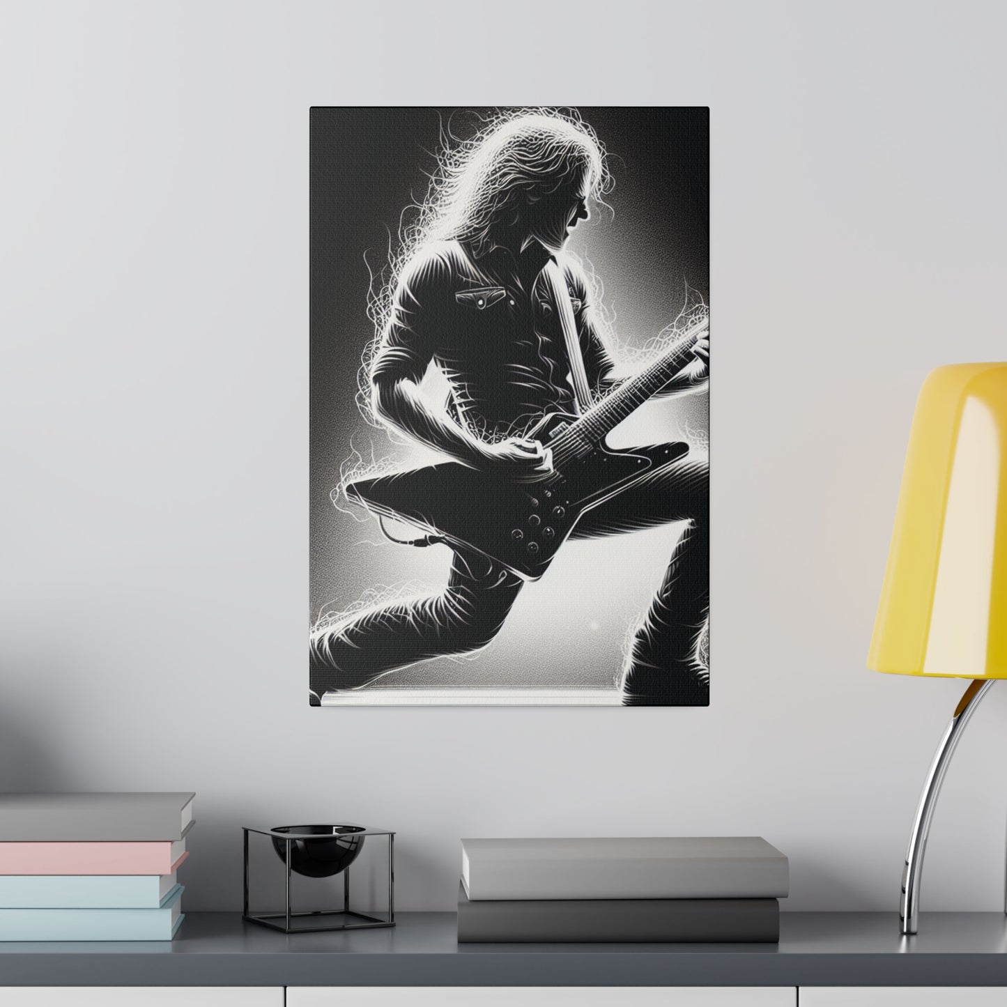 4987J - music art work, rockstar gifts, musician gift ideas, guitar art work, guitar artwork, guitar wall art canvas, playing guitar, decor