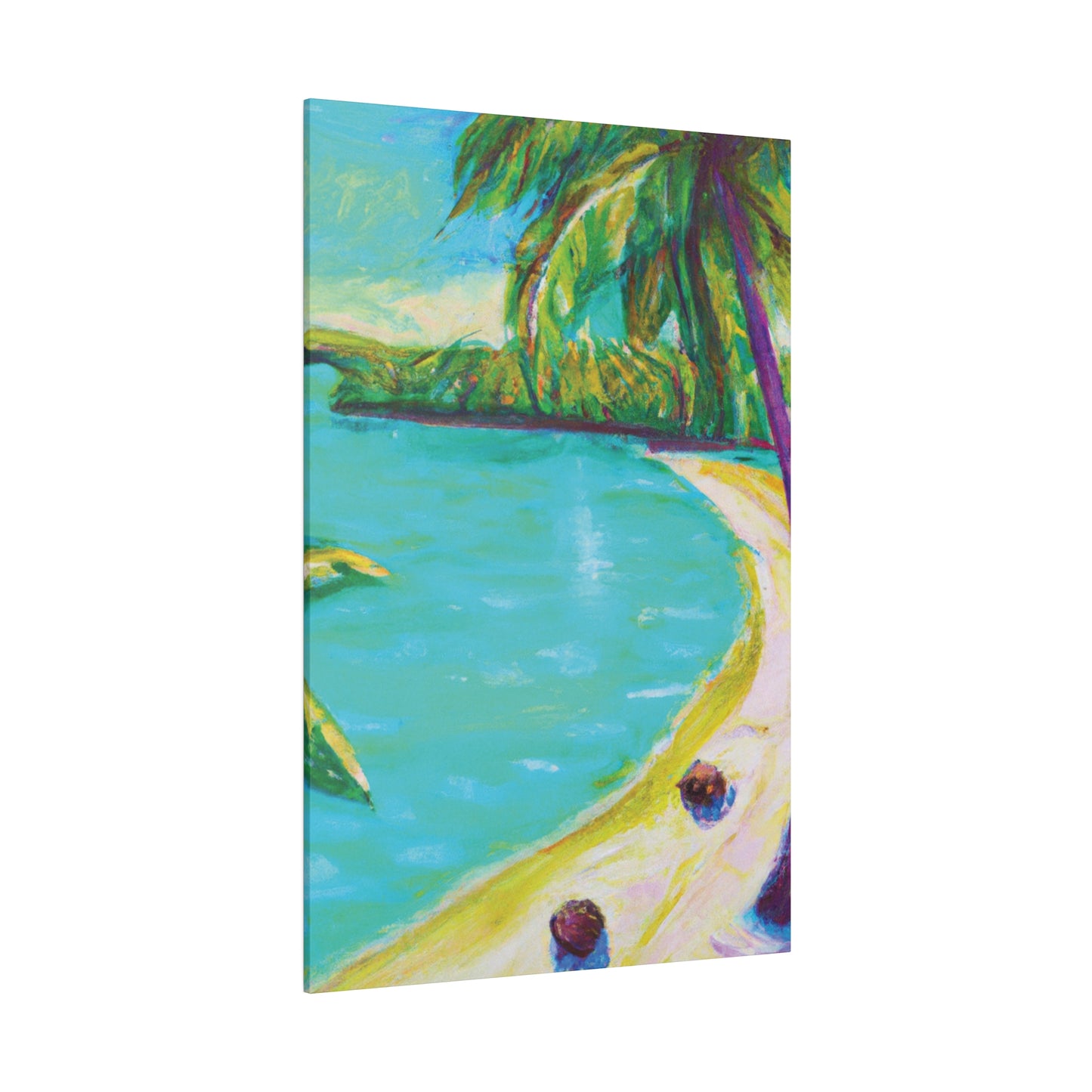 2421K - Bahamas Ocean Painting Print | Bahamas | Ocean | Beach | Poster | Home Decor | Wall Art | Canvas