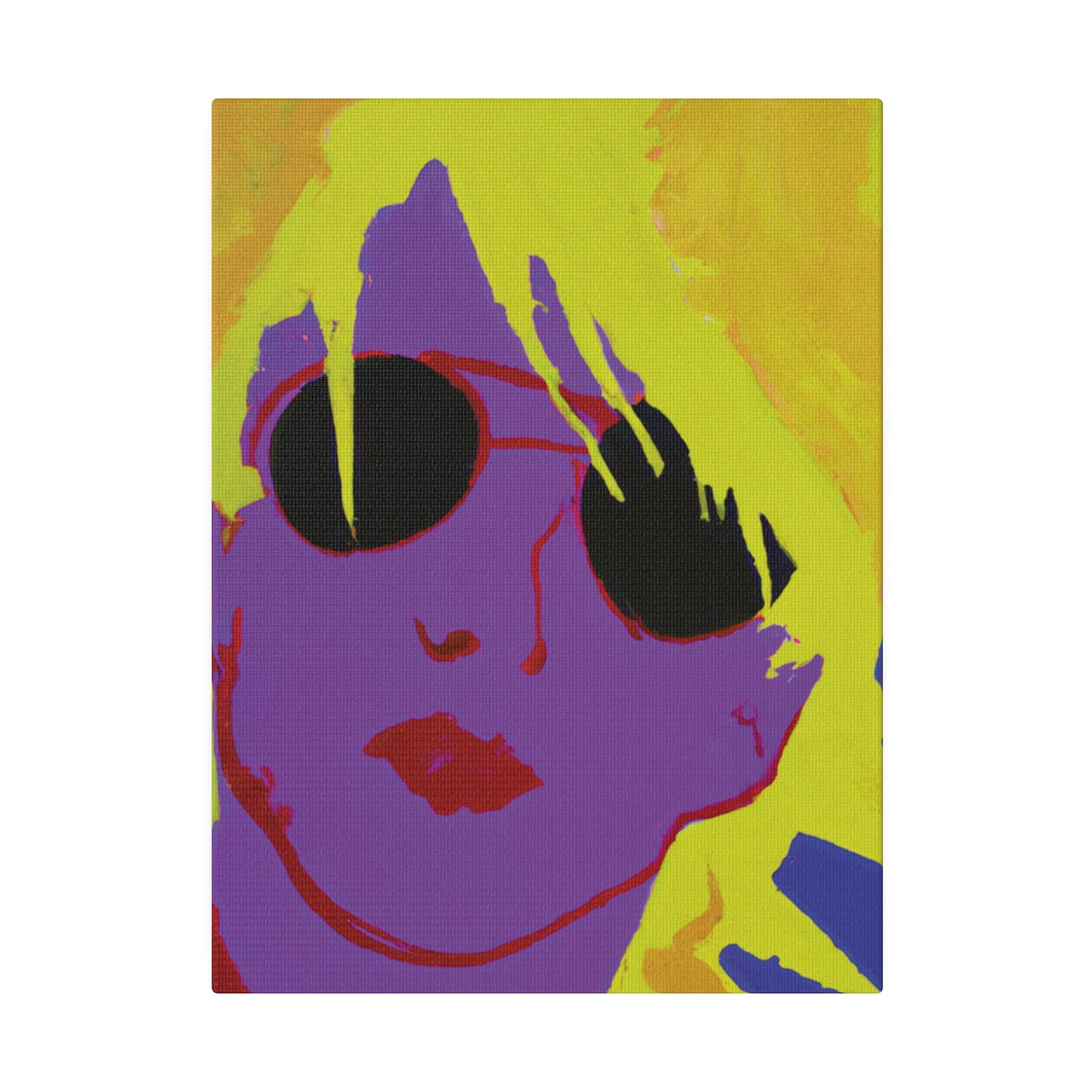 3022A - Rockstar Painting Print | Face | Abstract | Poster | Home Decor | Wall Art | Music Art | Canvas