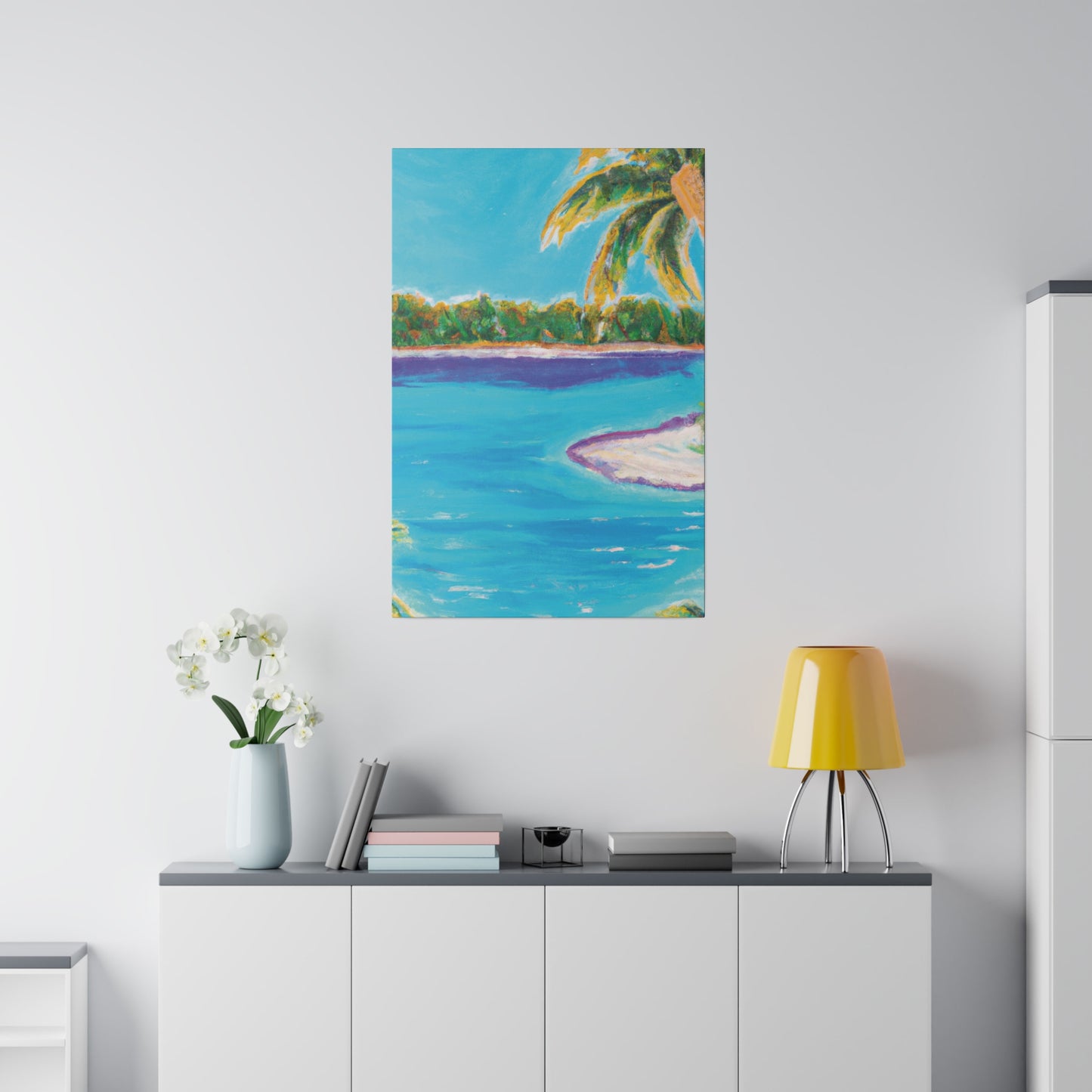 6781B - Bahamas Ocean Painting Print | Bahamas | Ocean | Beach | Poster | Home Decor | Wall Art | Canvas