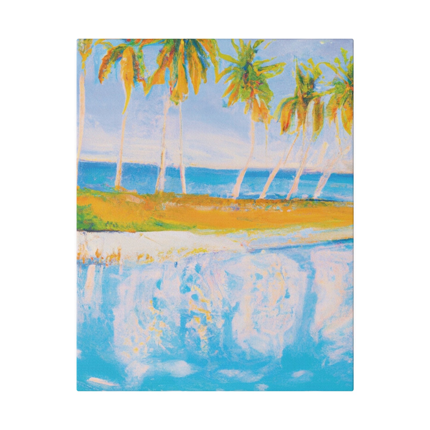 4904O - Bahamas Ocean Painting Print | Bahamas | Ocean | Beach | Poster | Home Decor | Wall Art | Canvas