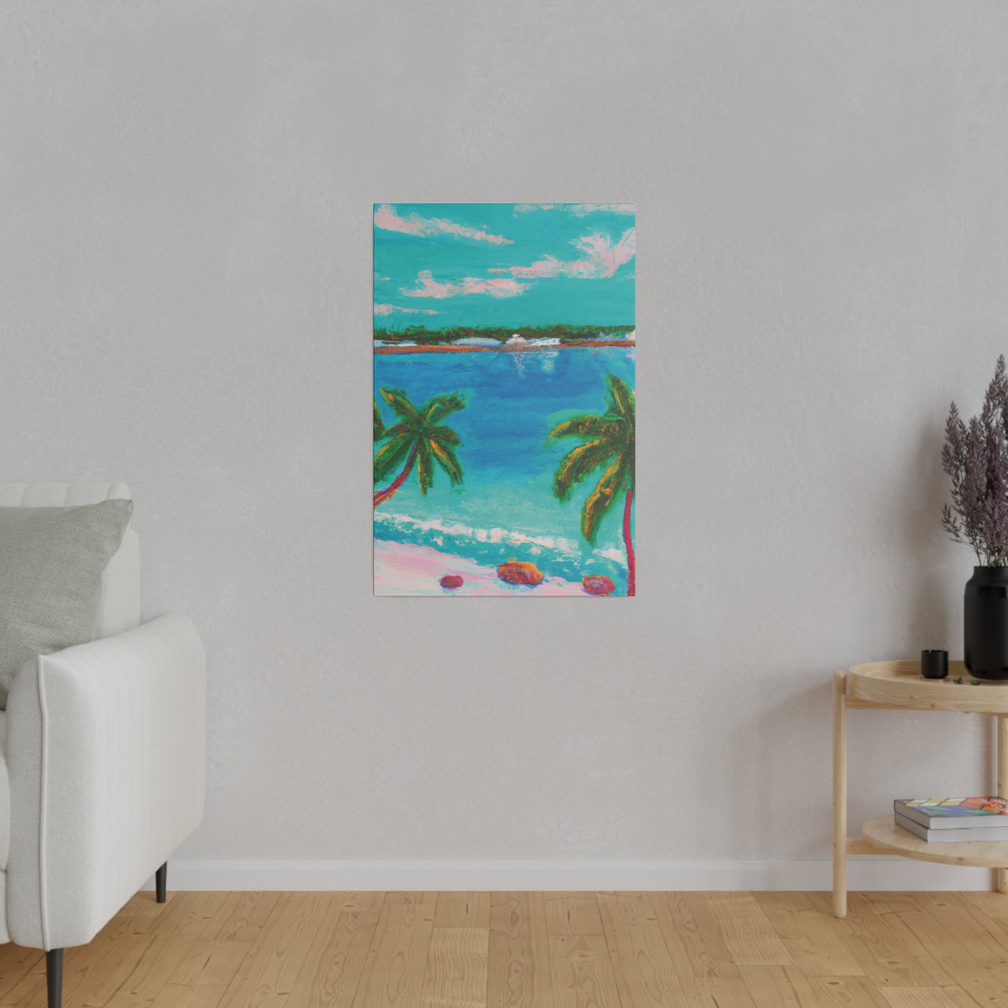 6836G - Bahamas Ocean Painting Print | Bahamas | Ocean | Beach | Poster | Home Decor | Wall Art | Canvas
