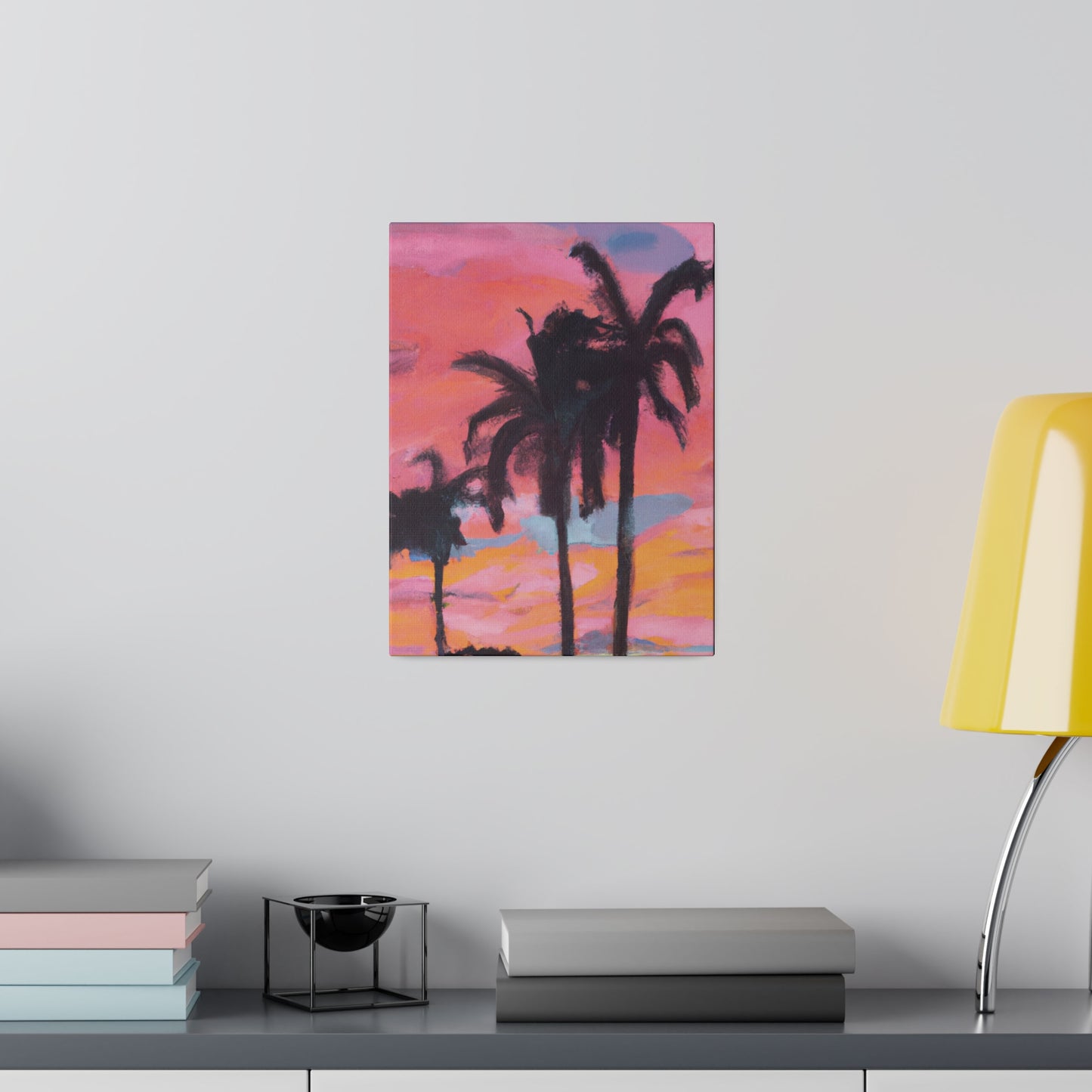 6349G - Miami Beach Sunset Painting Print | Miami | Beach | Sunset | Poster | Home Decor | Wall Art | Canvas