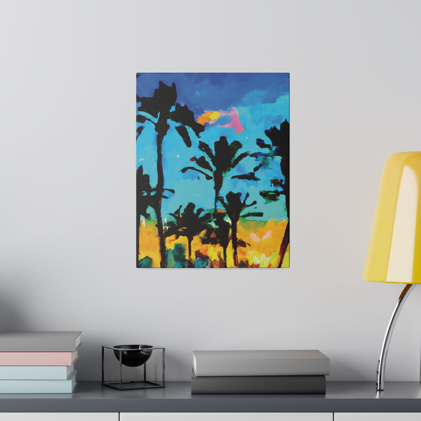 8346V - Miami Beach Sunset Painting Print | Miami | Beach | Sunset | Poster | Home Decor | Wall Art | Canvas