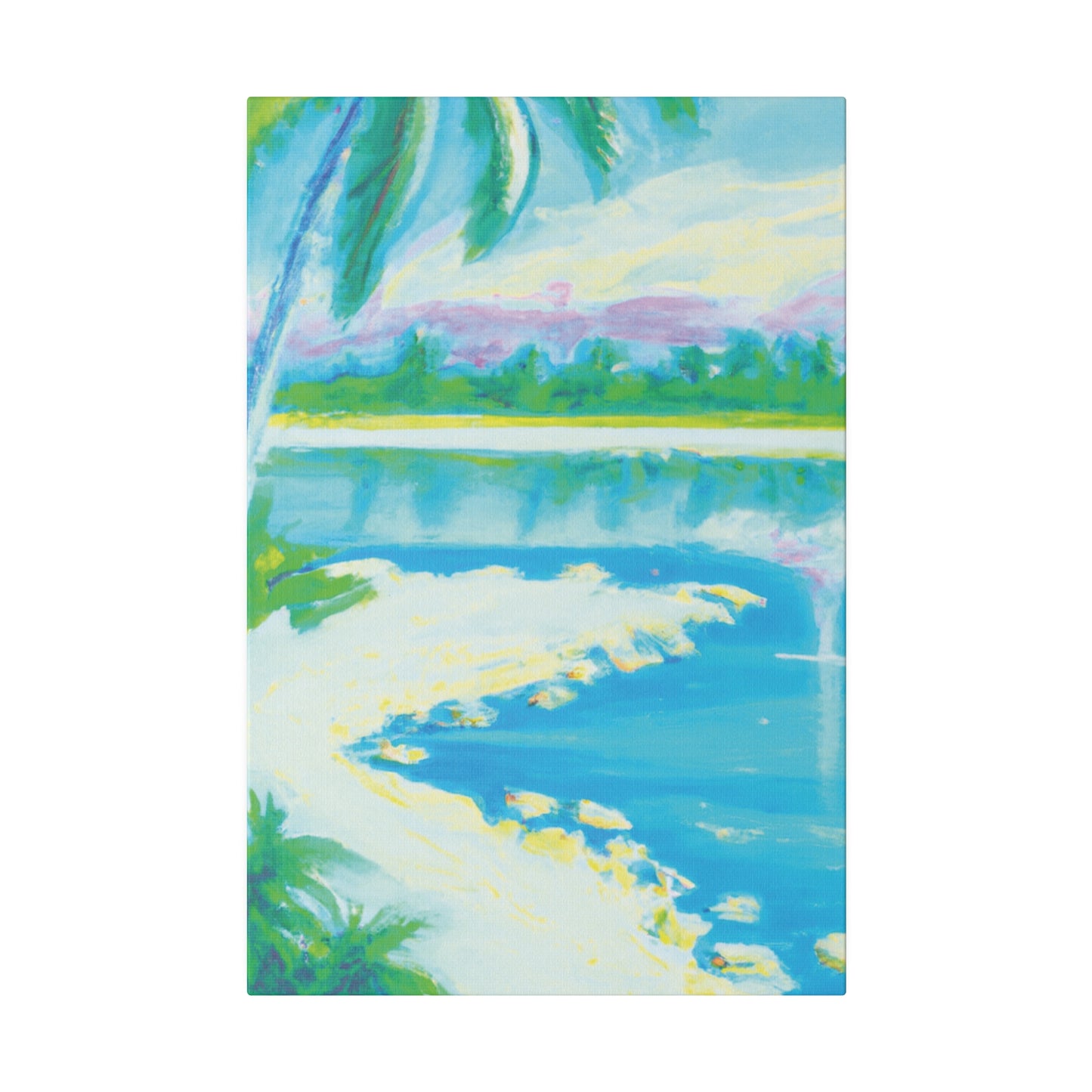 4501F - Bahamas Ocean Painting Print | Bahamas | Ocean | Beach | Poster | Home Decor | Wall Art | Canvas