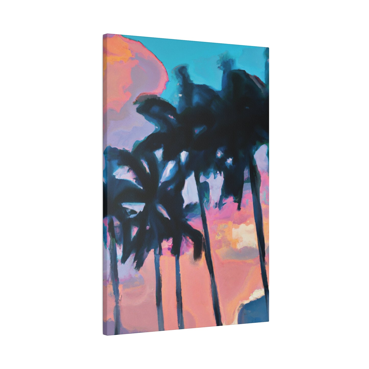 7234X - Miami Beach Sunset Painting Print | Miami | Beach | Sunset | Poster | Home Decor | Wall Art | Canvas