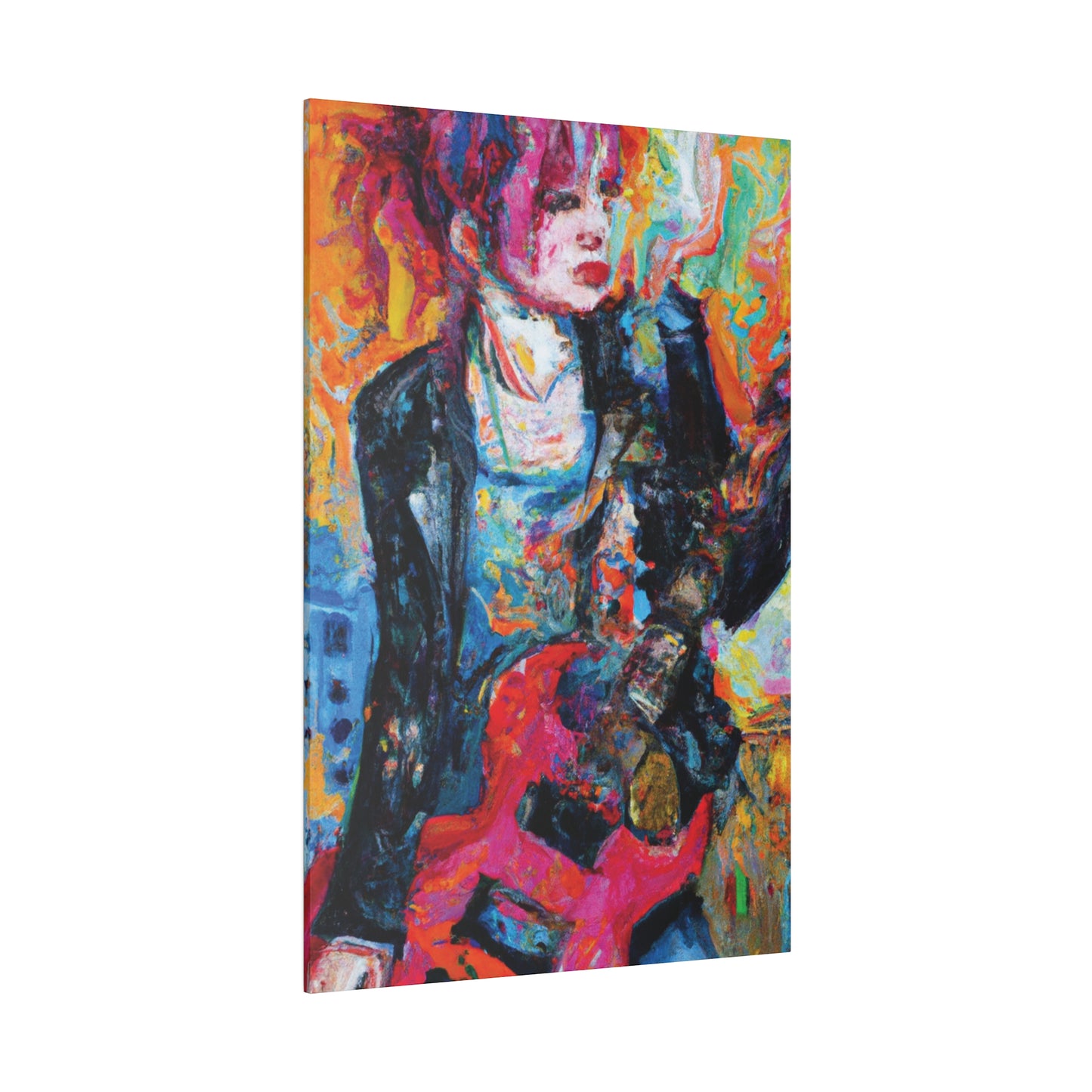 6278X - Rockstar Oil Painting Style Print | Poster | Home Decor | Wall Art | Music Art | Canvas