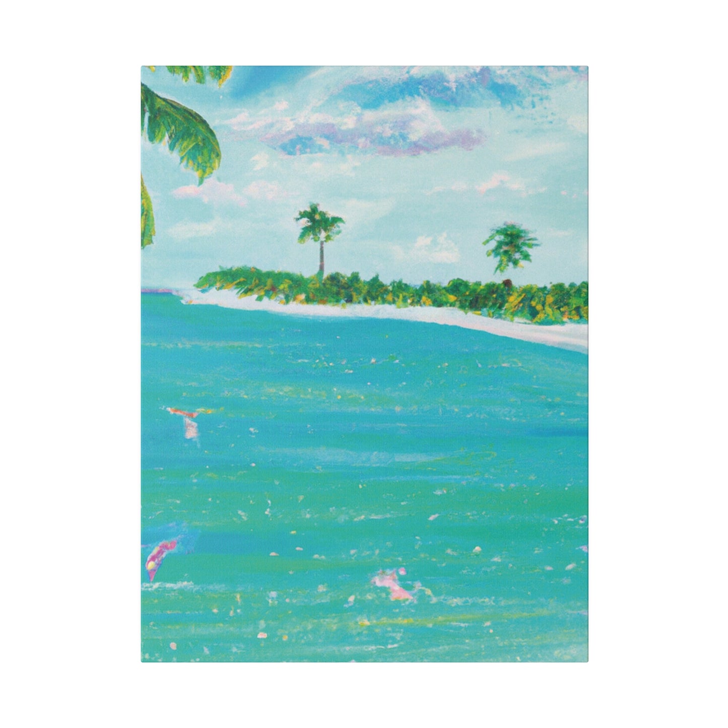 6576D - Bahamas Ocean Painting Print | Bahamas | Ocean | Beach | Poster | Home Decor | Wall Art | Canvas