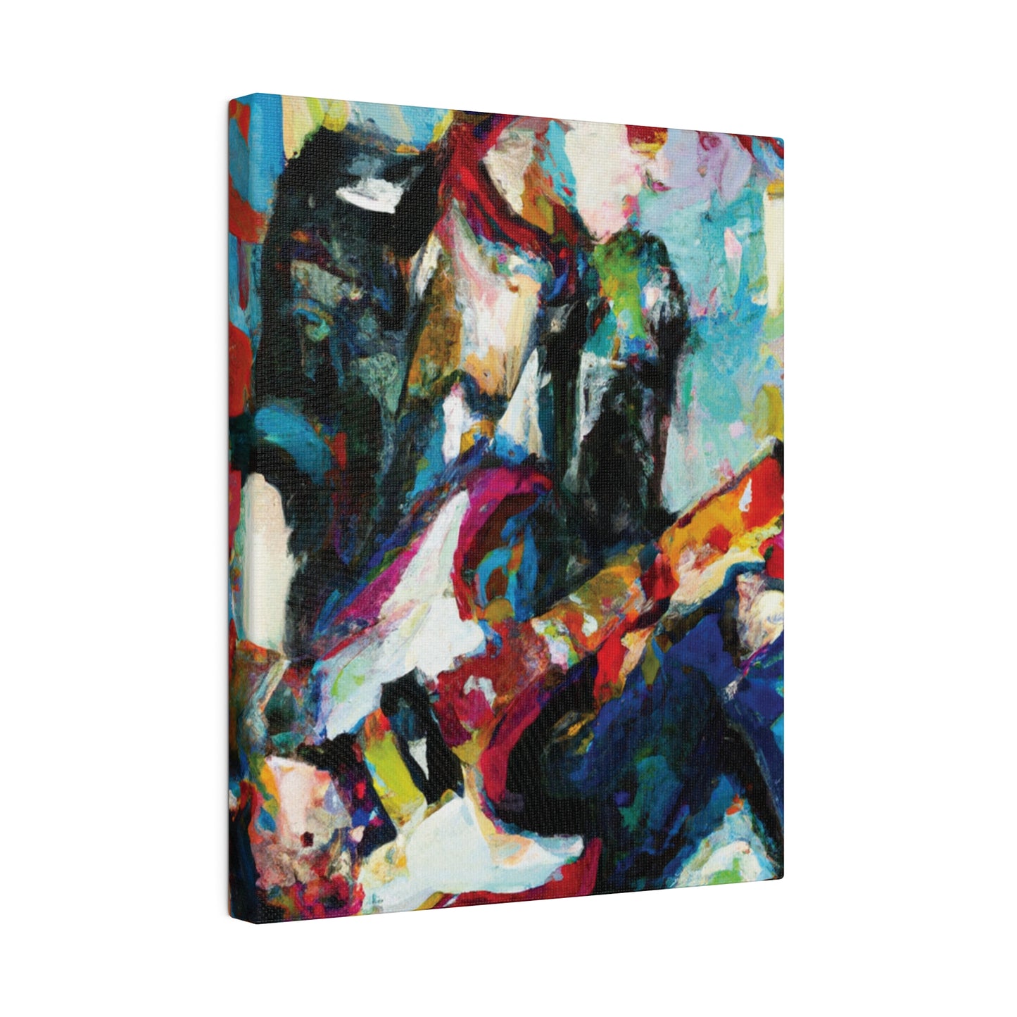 3767O - Rockstar Oil Painting Style Print | Poster | Home Decor | Wall Art | Music Art | Canvas