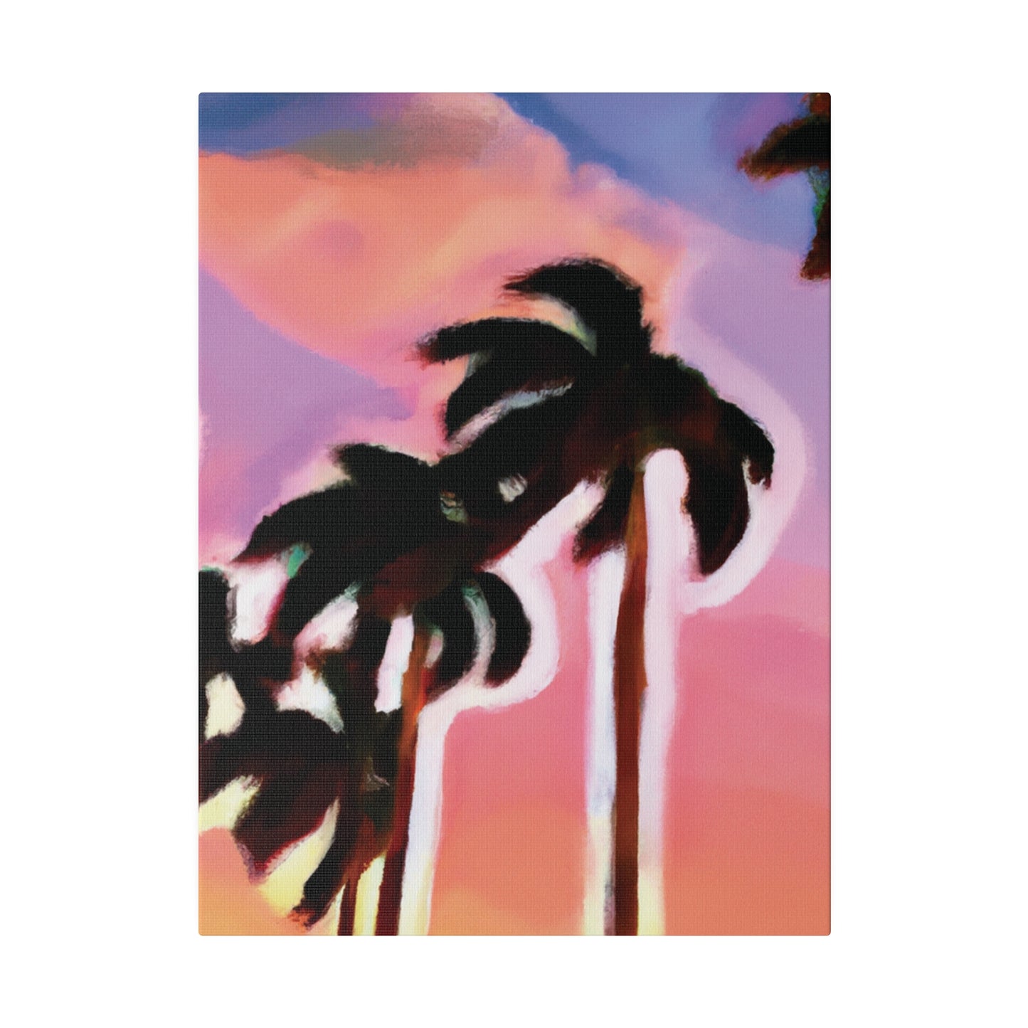 3563H - Miami Beach Sunset Painting Print | Miami | Beach | Sunset | Poster | Home Decor | Wall Art | Canvas