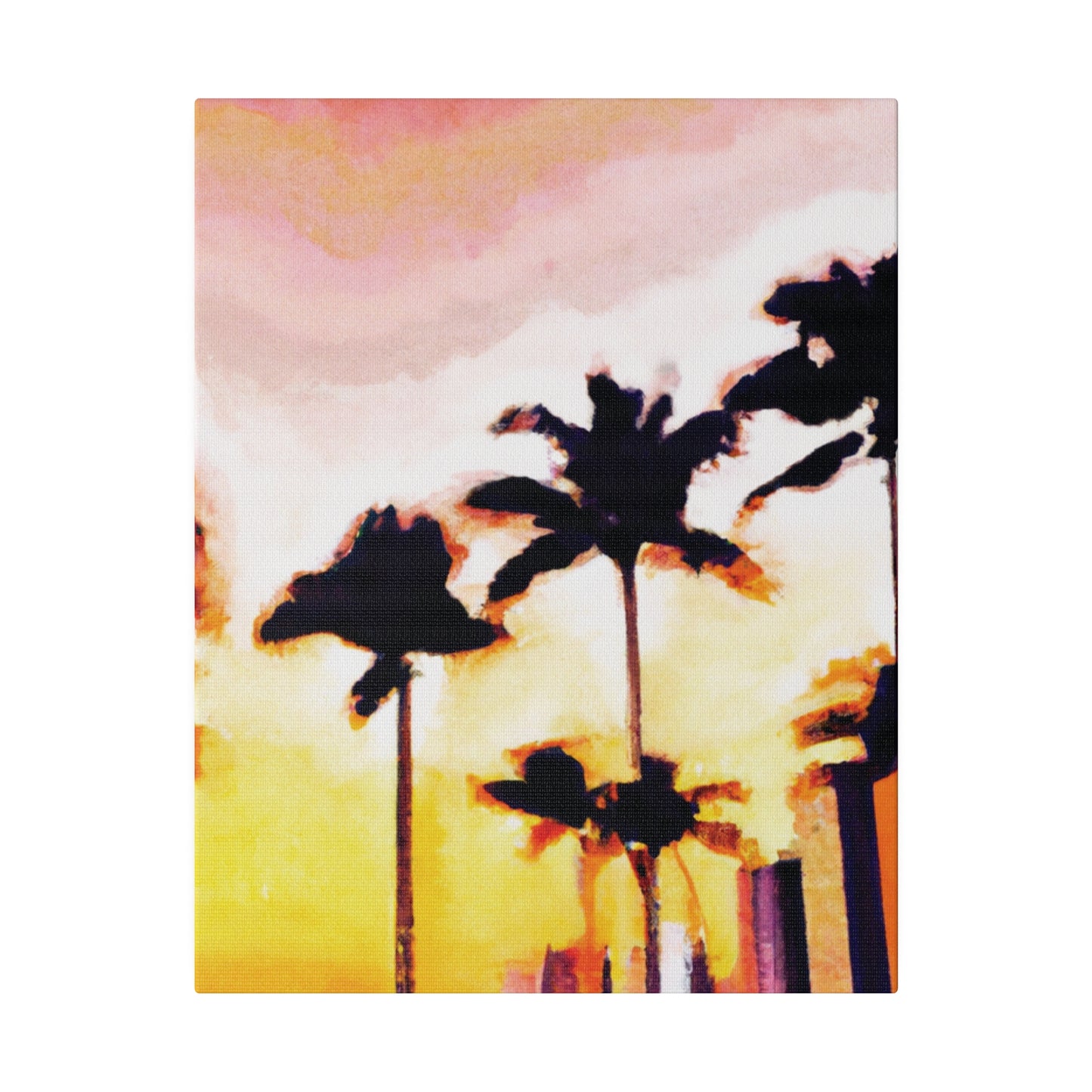 8005X - Miami Beach Sunset Painting Print | Miami | Beach | Sunset | Poster | Home Decor | Wall Art | Canvas