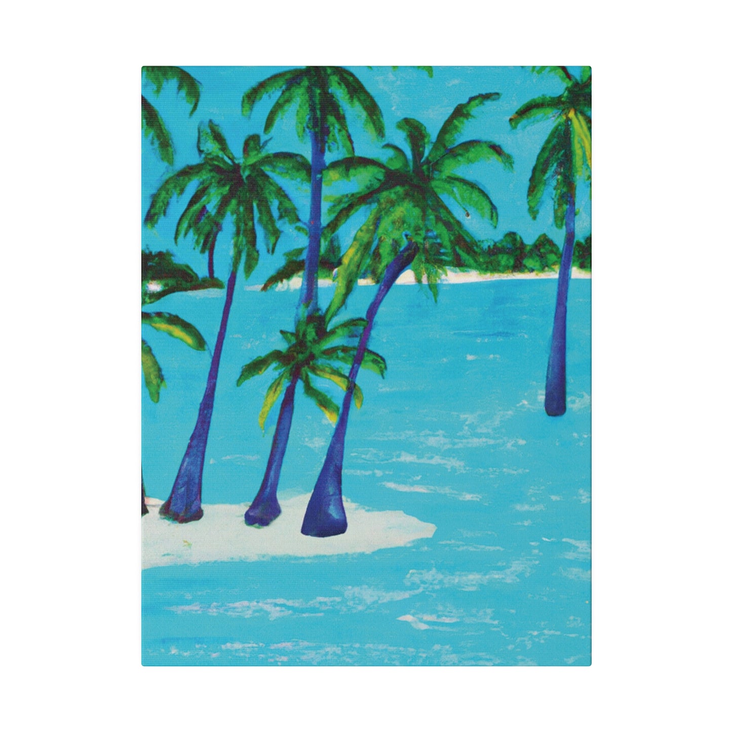 2486G - Bahamas Ocean Painting Print | Bahamas | Ocean | Beach | Poster | Home Decor | Wall Art | Canvas