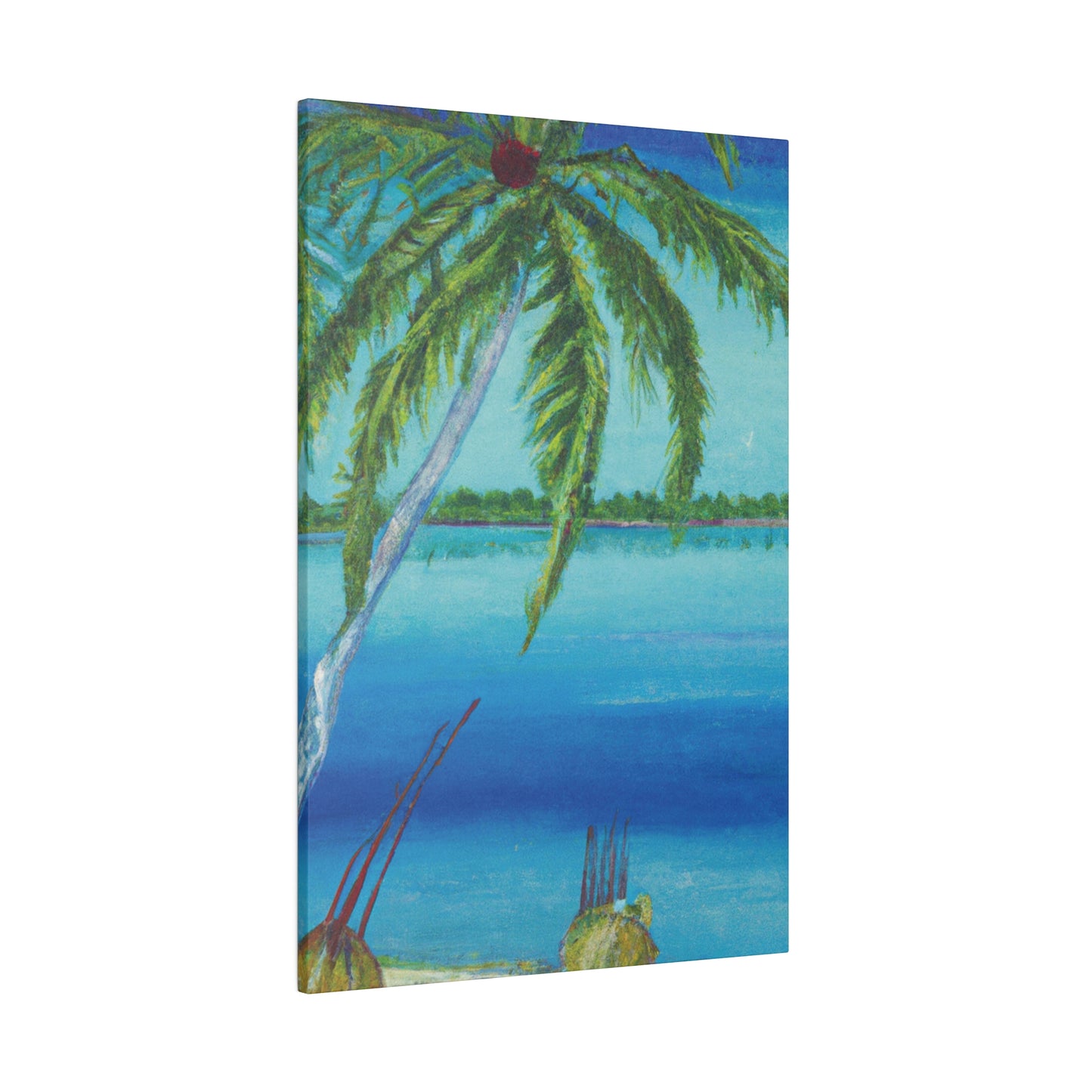 6874M - Bahamas Ocean Painting Print | Bahamas | Ocean | Beach | Poster | Home Decor | Wall Art | Canvas