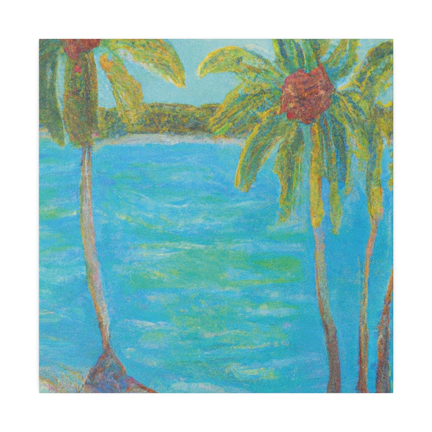 3357G - Bahamas Ocean Painting Print | Bahamas | Ocean | Beach | Poster | Home Decor | Wall Art | Canvas