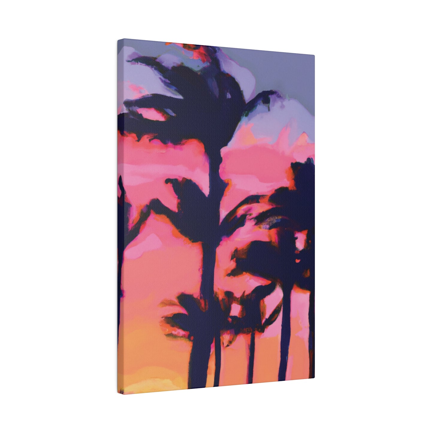 7993P - Miami Beach Sunset Painting Print | Miami | Beach | Sunset | Poster | Home Decor | Wall Art | Canvas