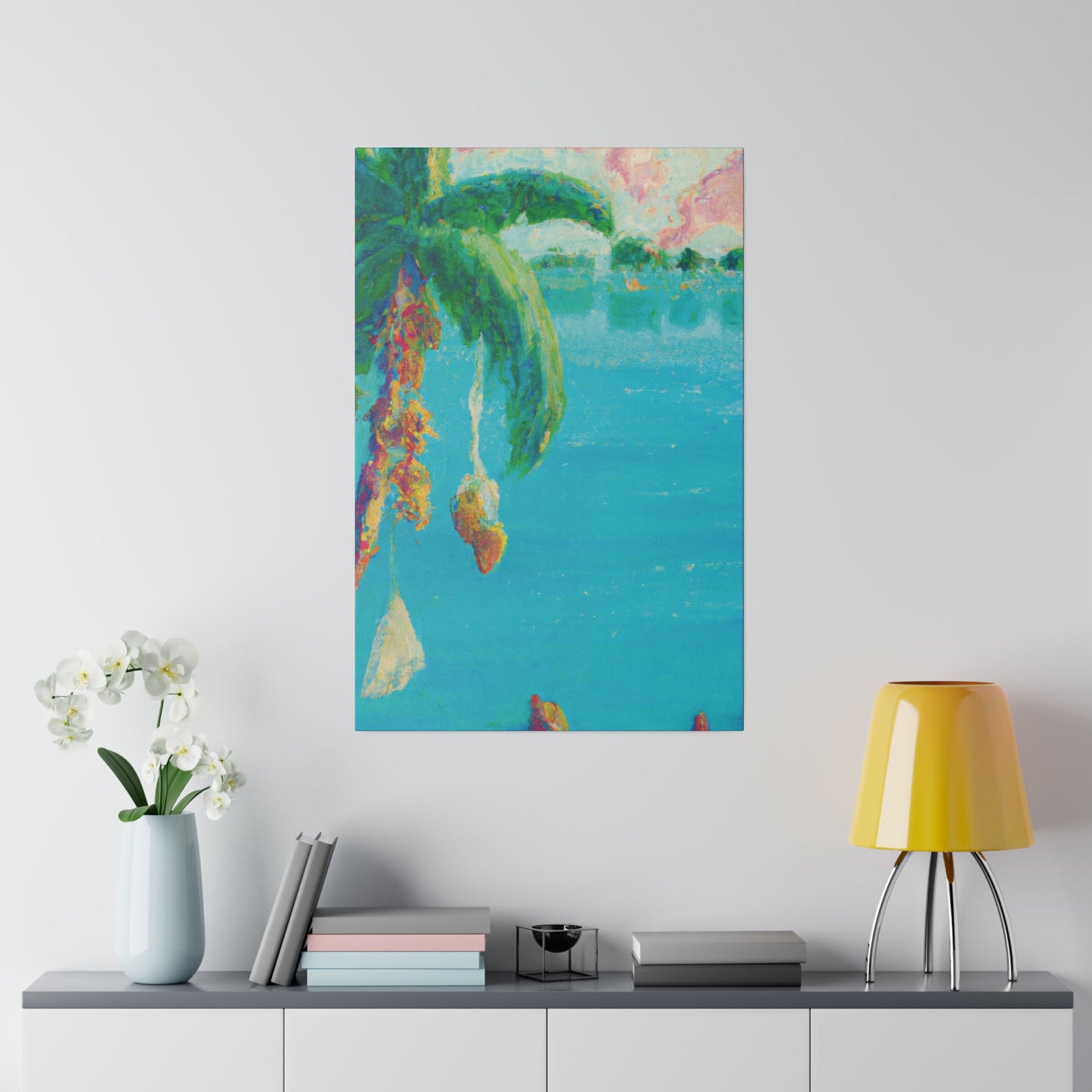 7357A - Bahamas Ocean Painting Print | Bahamas | Ocean | Beach | Poster | Home Decor | Wall Art | Canvas