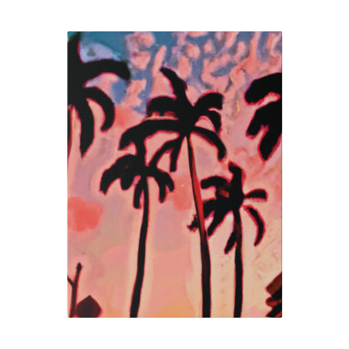 3784J - Miami Beach Sunset Painting Print | Miami | Beach | Sunset | Poster | Home Decor | Wall Art | Canvas