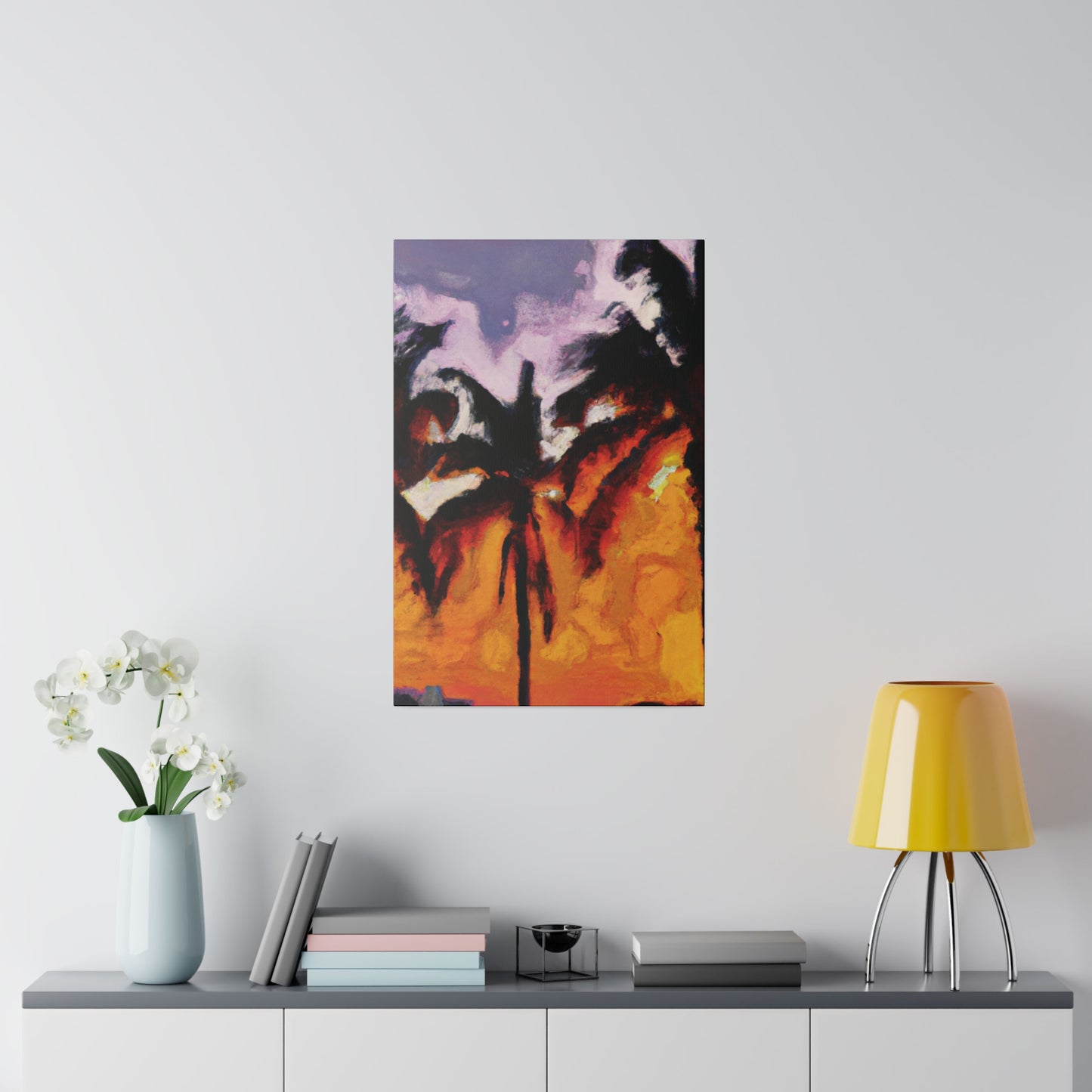 2537V - Miami Beach Sunset Painting Print | Miami | Beach | Sunset | Poster | Home Decor | Wall Art | Canvas