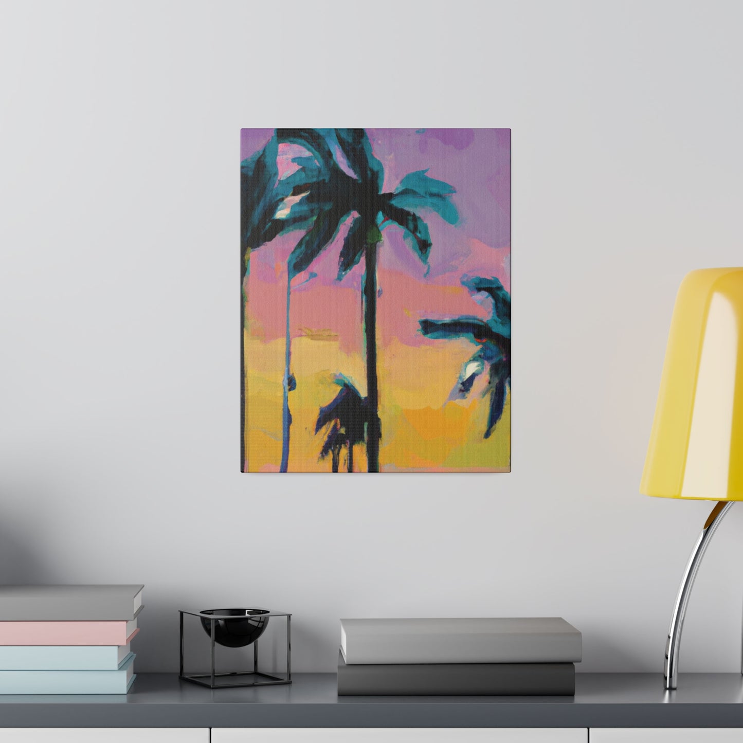 510K - Miami Beach Sunset Painting Print | Miami | Beach | Sunset | Poster | Home Decor | Wall Art | Canvas