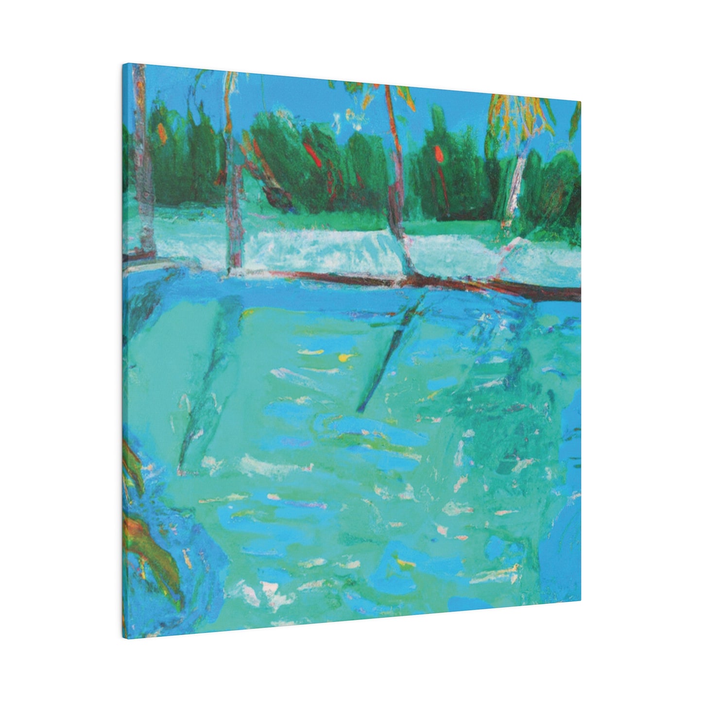 8483P - Bahamas Ocean Painting Print | Bahamas | Ocean | Beach | Poster | Home Decor | Wall Art | Canvas
