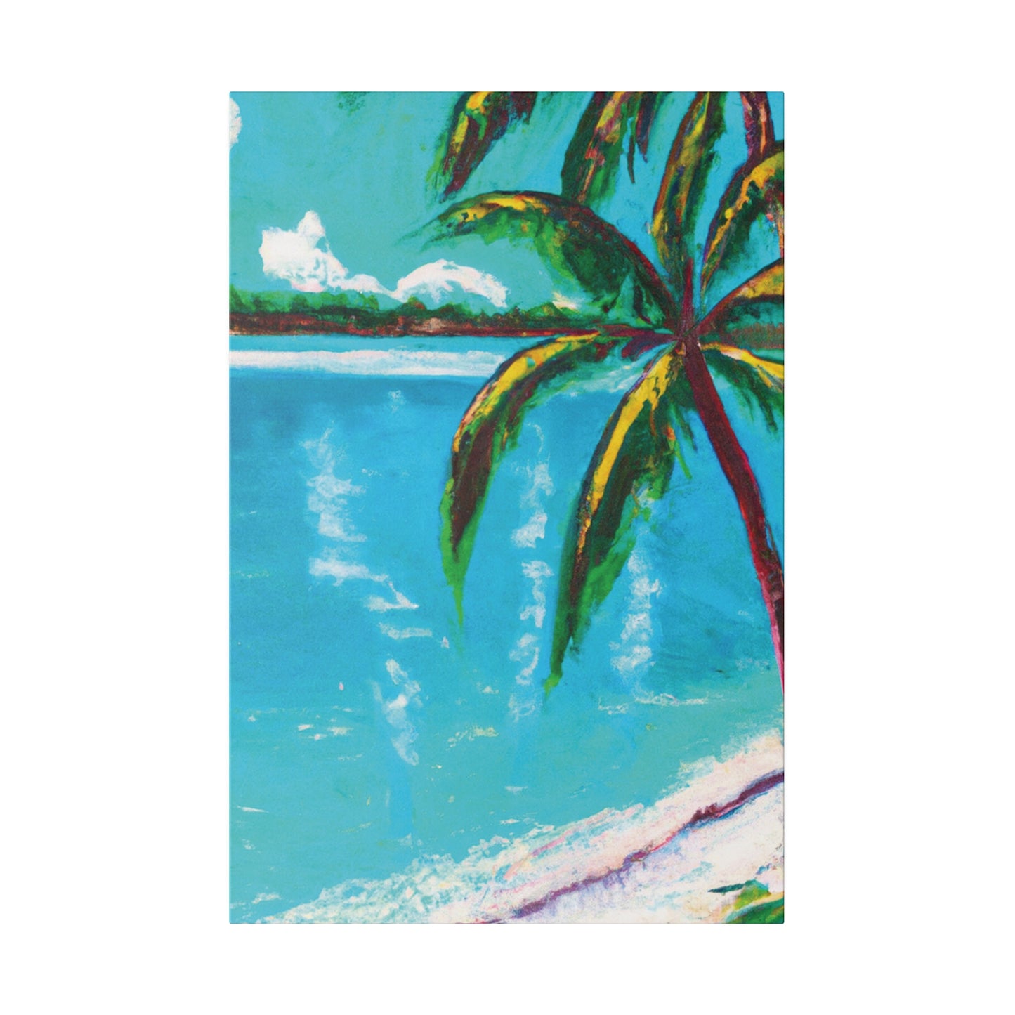 3917M - Bahamas Ocean Painting Print | Bahamas | Ocean | Beach | Poster | Home Decor | Wall Art | Canvas