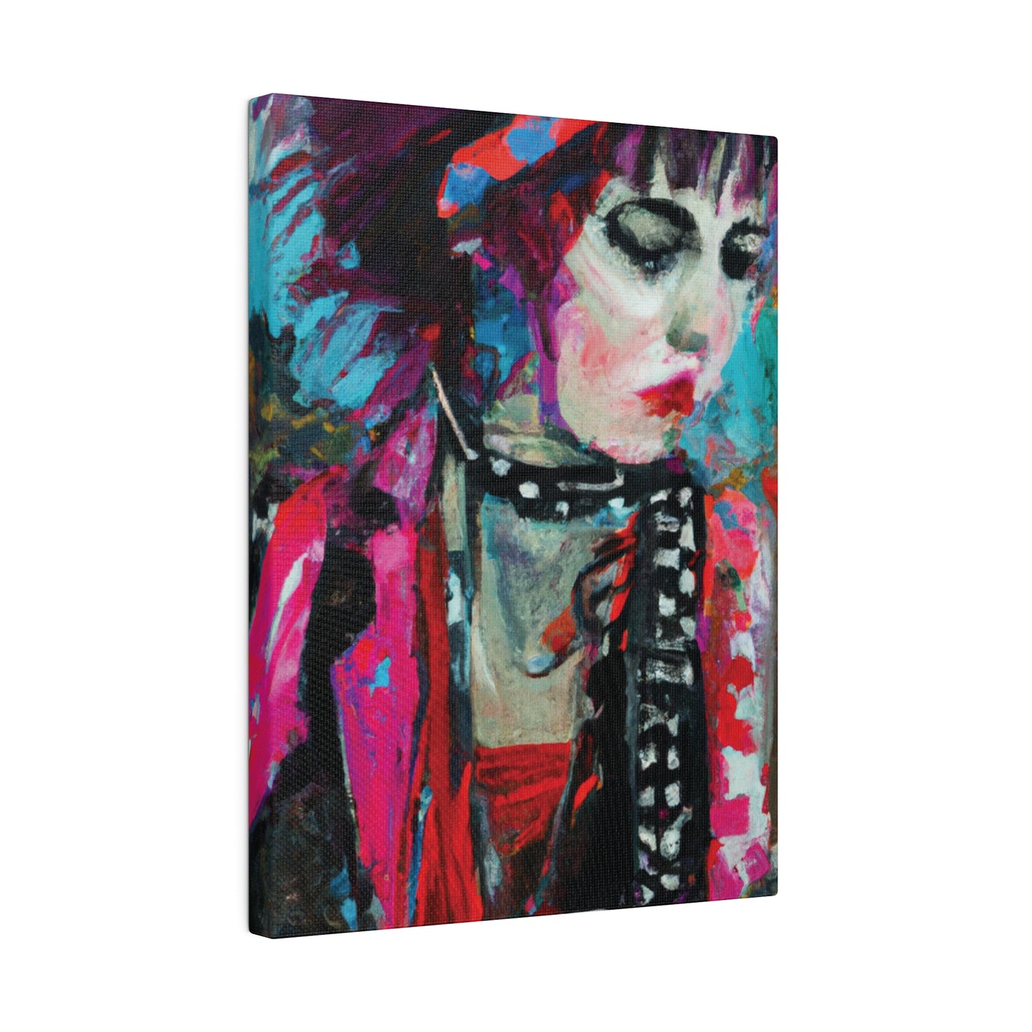 9225T - Rockstar Oil Painting Style Print | Poster | Home Decor | Wall Art | Music Art | Canvas