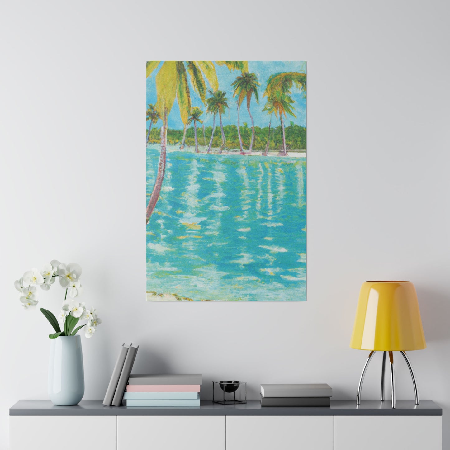 8537R - Bahamas Ocean Painting Print | Bahamas | Ocean | Beach | Poster | Home Decor | Wall Art | Canvas