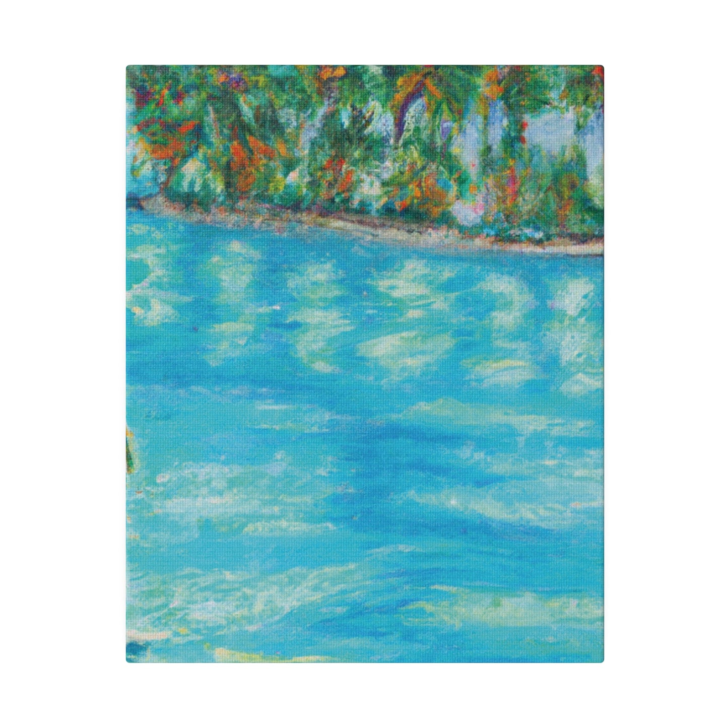 8625Q - Bahamas Ocean Painting Print | Bahamas | Ocean | Beach | Poster | Home Decor | Wall Art | Canvas