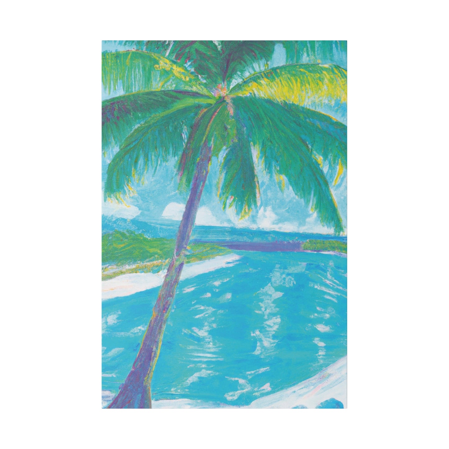 9252K - Bahamas Ocean Painting Print | Bahamas | Ocean | Beach | Poster | Home Decor | Wall Art | Canvas