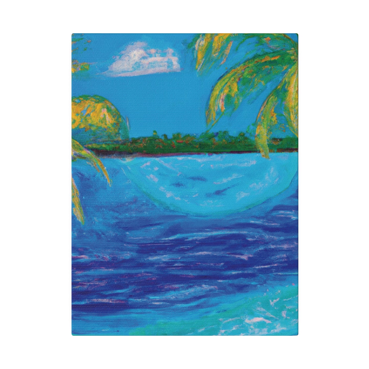 6704T - Bahamas Ocean Painting Print | Bahamas | Ocean | Beach | Poster | Home Decor | Wall Art | Canvas