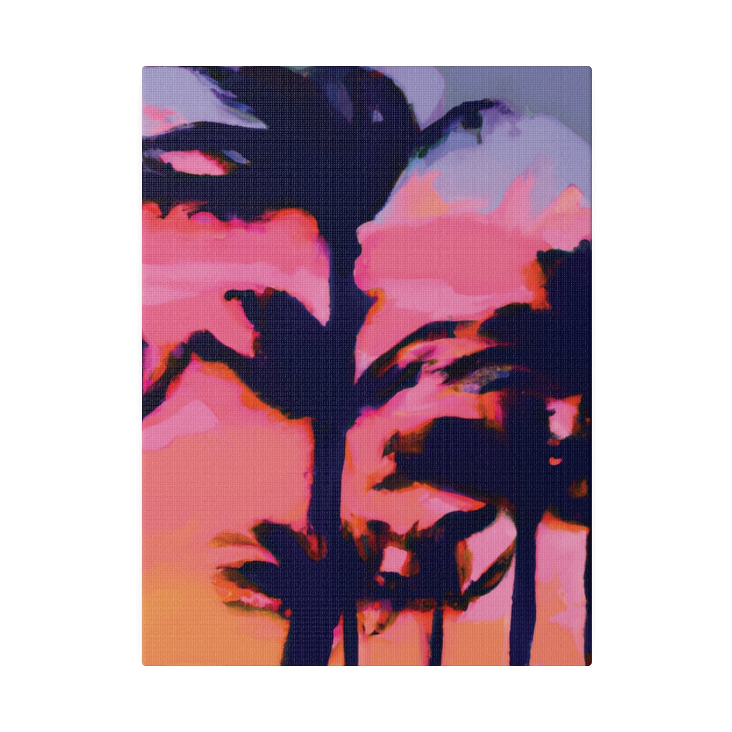 7993P - Miami Beach Sunset Painting Print | Miami | Beach | Sunset | Poster | Home Decor | Wall Art | Canvas