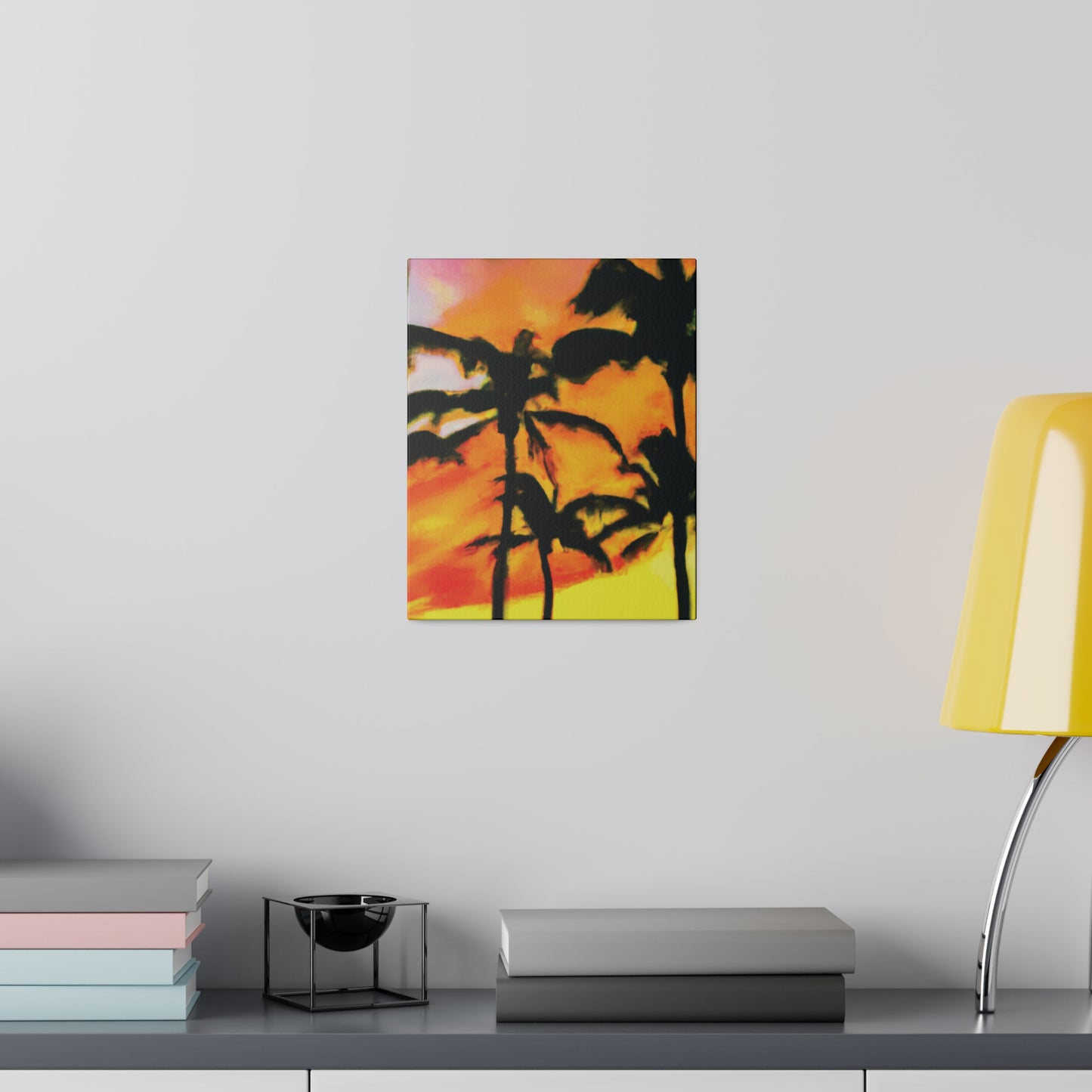8694V - Miami Beach Sunset Painting Print | Miami | Beach | Sunset | Poster | Home Decor | Wall Art | Canvas