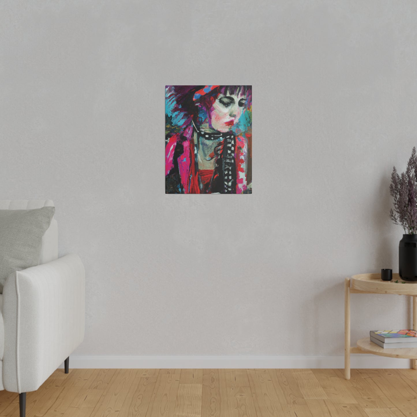 9225T - Rockstar Oil Painting Style Print | Poster | Home Decor | Wall Art | Music Art | Canvas