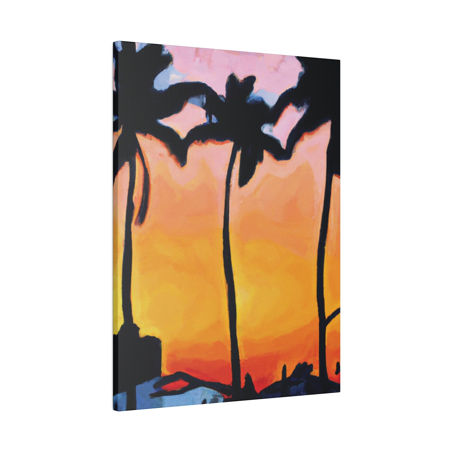 9545F - Miami Beach Sunset Painting Print | Miami | Beach | Sunset | Poster | Home Decor | Wall Art | Canvas