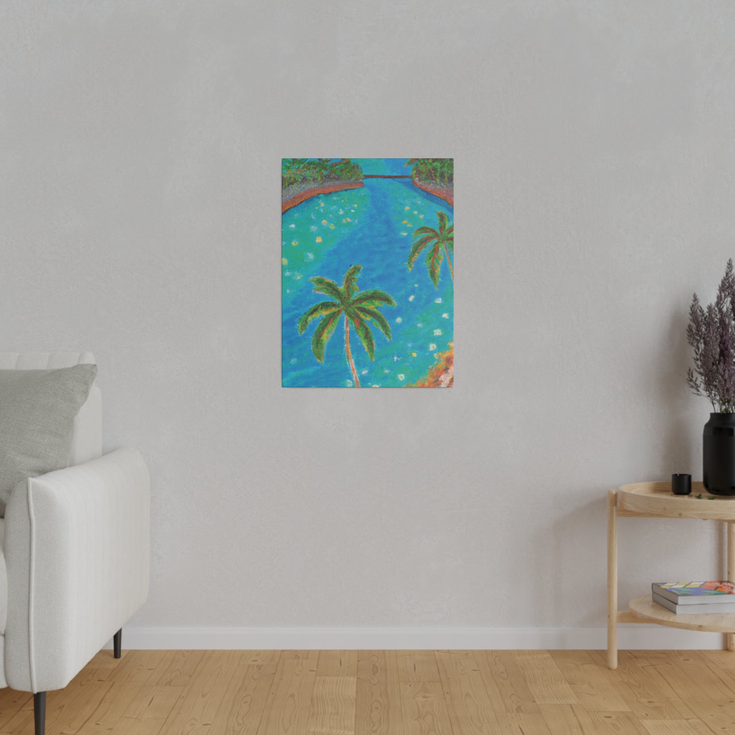 3827C - Bahamas Ocean Painting Print | Bahamas | Ocean | Beach | Poster | Home Decor | Wall Art | Canvas