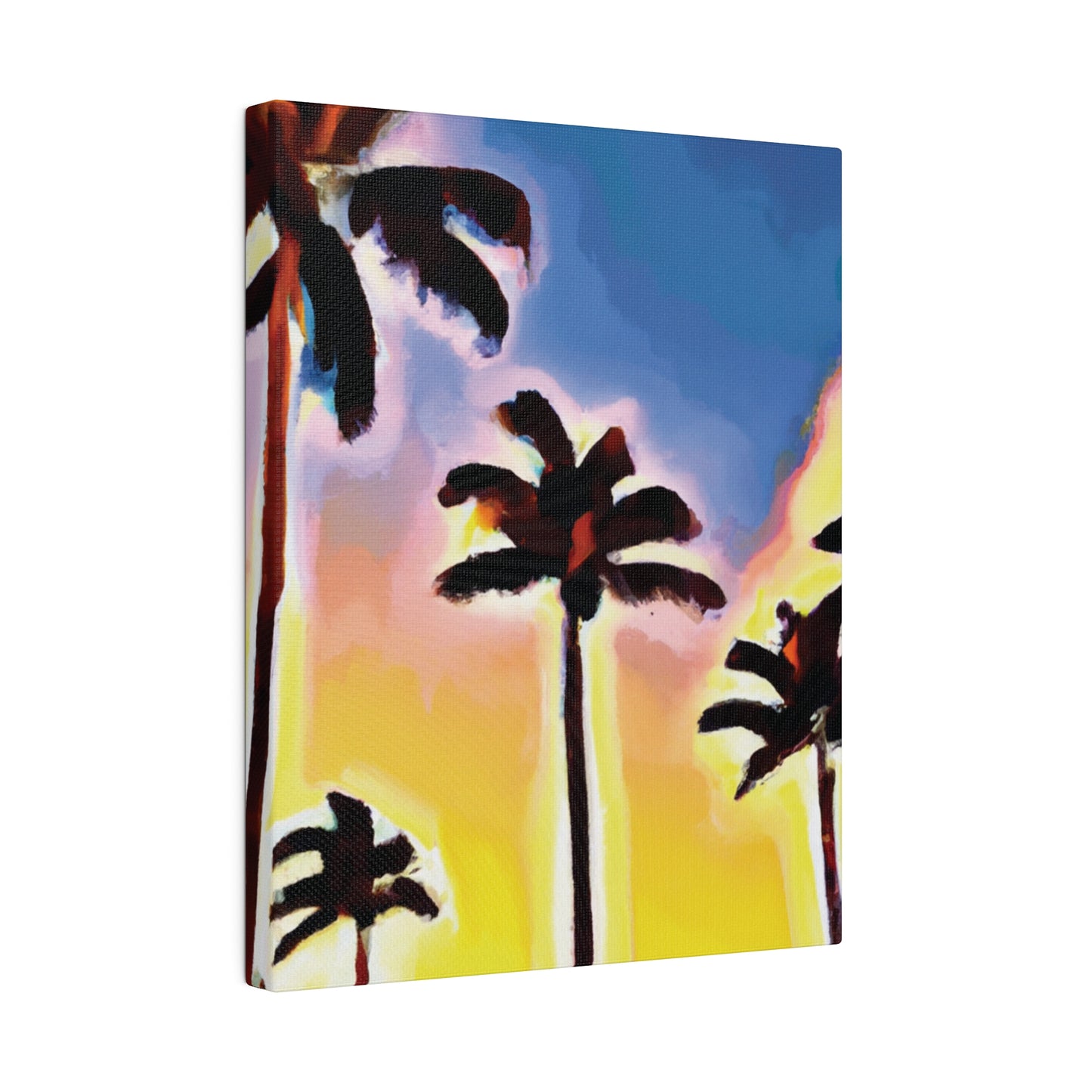 3437Q - Miami Beach Sunset Painting Print | Miami | Beach | Sunset | Poster | Home Decor | Wall Art | Canvas