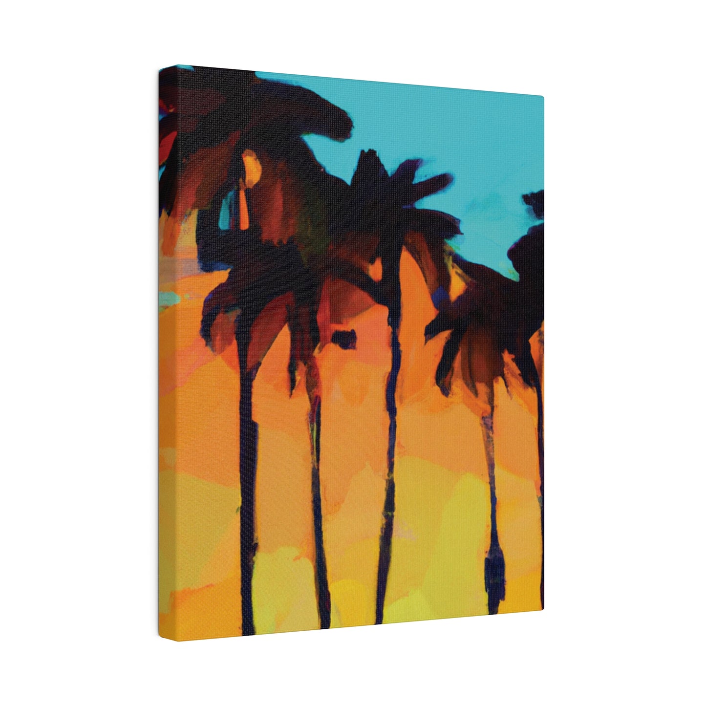 3606O - Miami Beach Sunset Painting Print | Miami | Beach | Sunset | Poster | Home Decor | Wall Art | Canvas