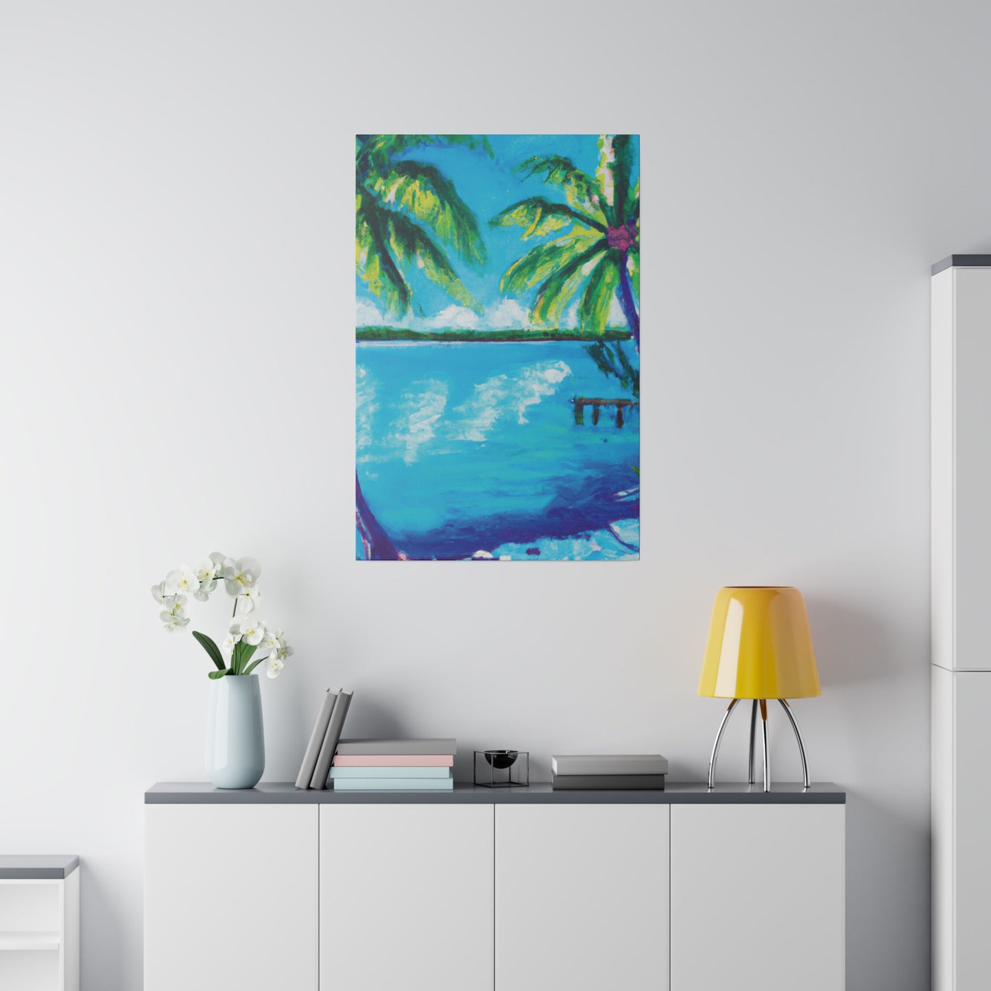 7583G - Bahamas Ocean Painting Print | Bahamas | Ocean | Beach | Poster | Home Decor | Wall Art | Canvas