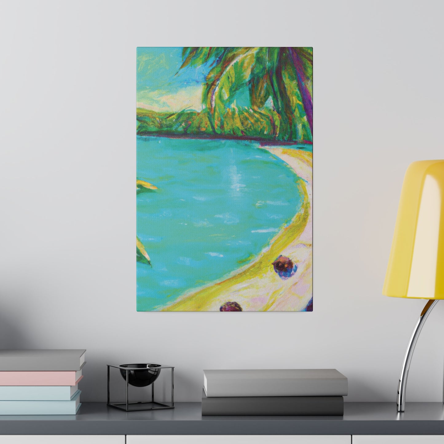 2421K - Bahamas Ocean Painting Print | Bahamas | Ocean | Beach | Poster | Home Decor | Wall Art | Canvas