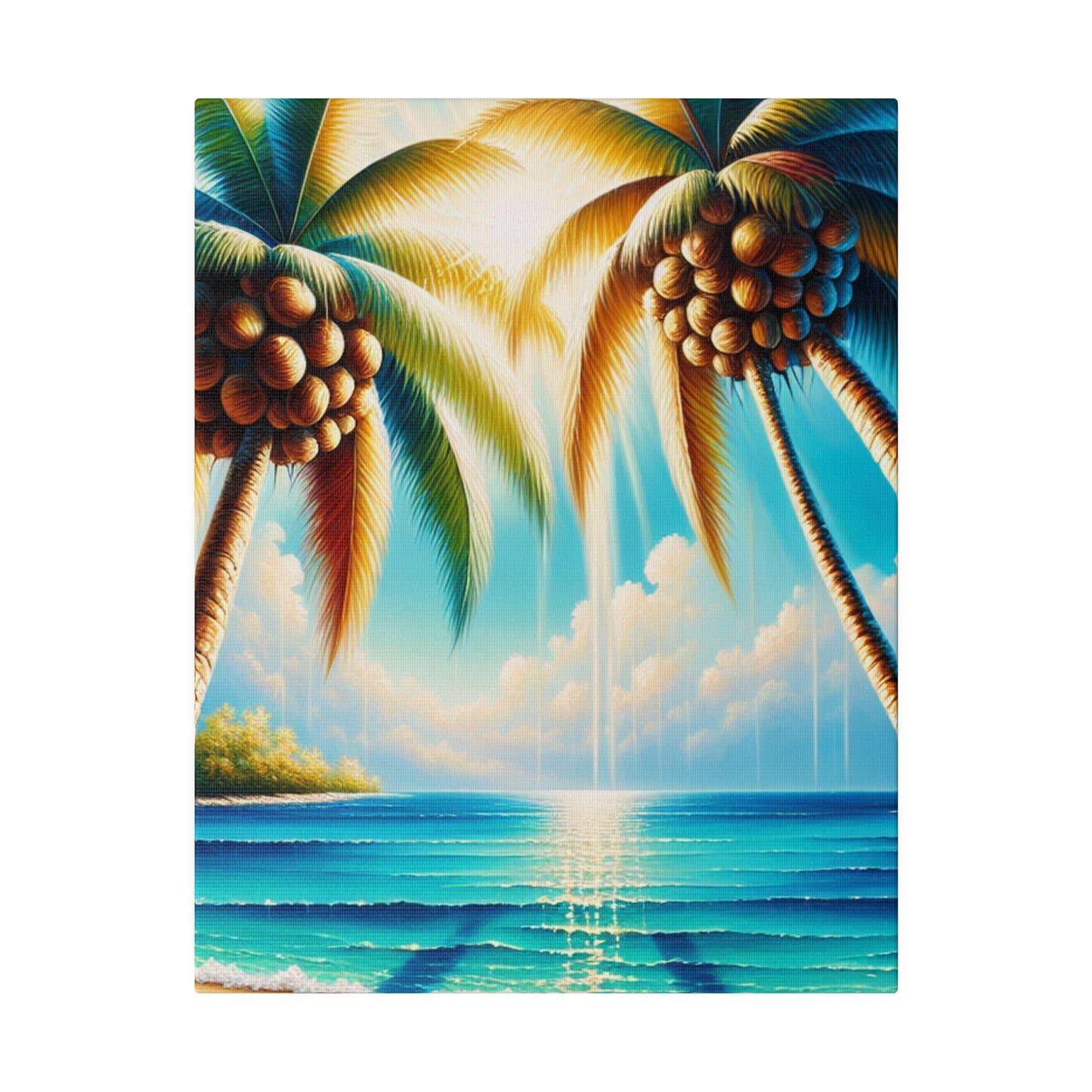 3627F - Bahamas Ocean Painting Print | Bahamas | Ocean | Beach | Poster | Home Decor | Wall Art | Canvas