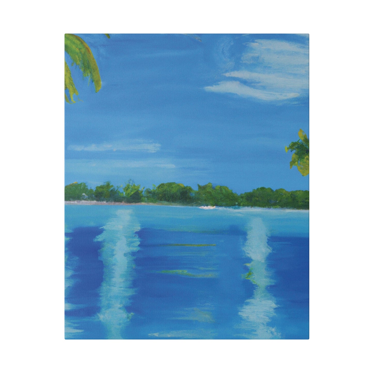 6876O - Bahamas Ocean Painting Print | Bahamas | Ocean | Beach | Poster | Home Decor | Wall Art | Canvas