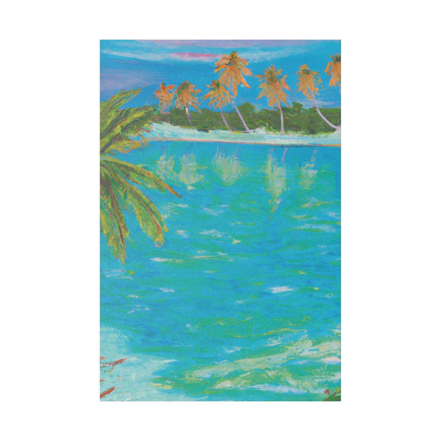 1767P - Bahamas Ocean Painting Print | Bahamas | Ocean | Beach | Poster | Home Decor | Wall Art | Canvas