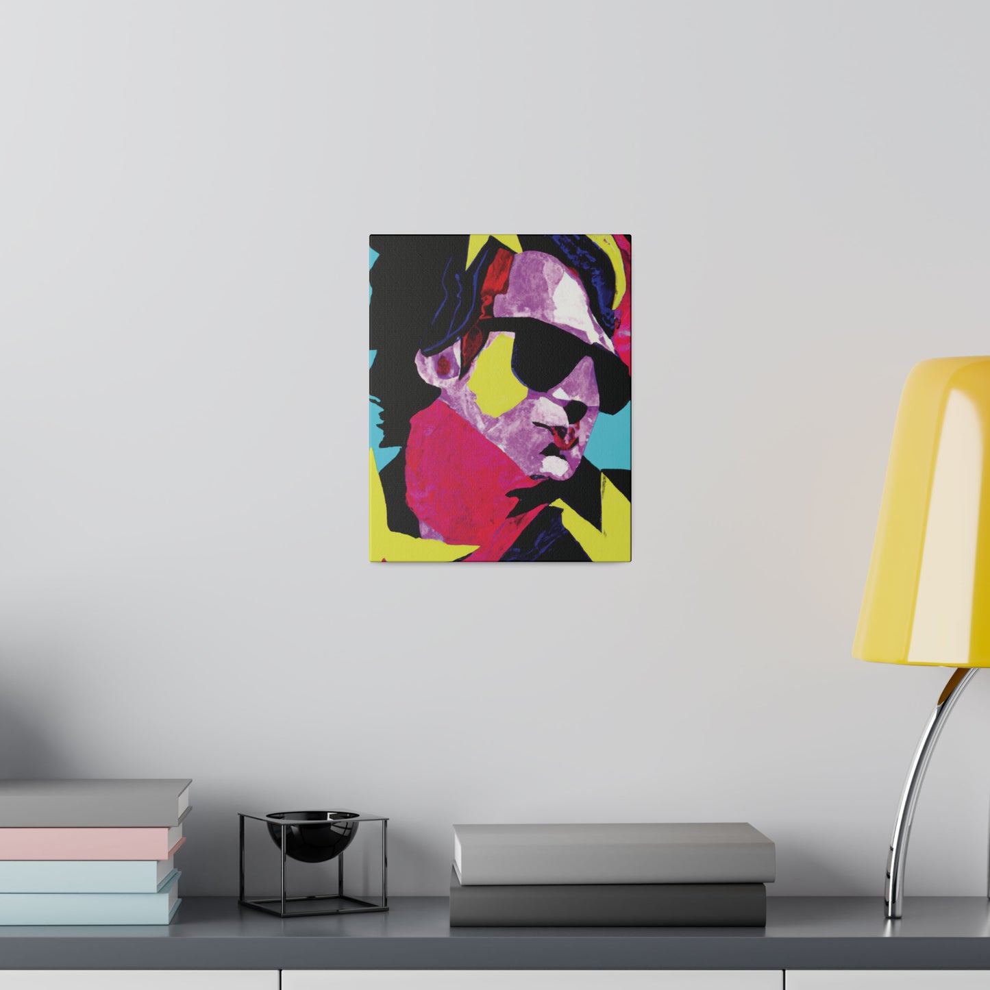 6749z - Rockstar Painting Print | Face | Abstract | Poster | Home Decor | Wall Art | Music Art | Canvas