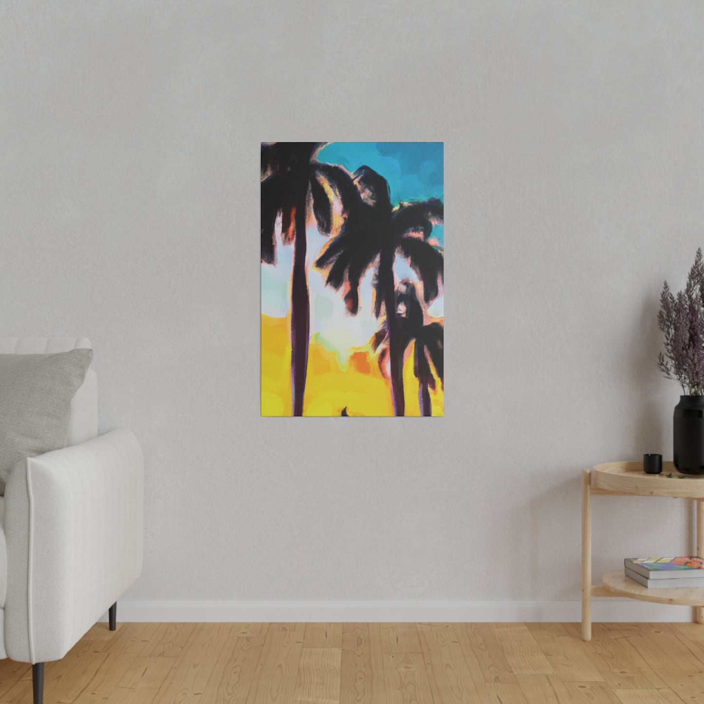 5485W - Miami Beach Sunset Painting Print | Miami | Beach | Sunset | Poster | Home Decor | Wall Art | Canvas